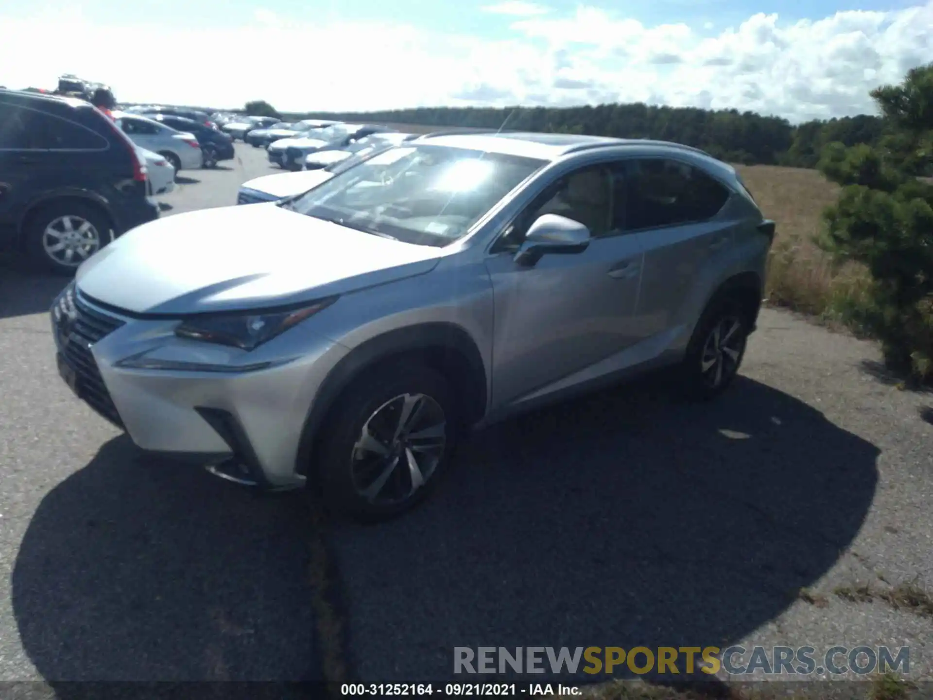 2 Photograph of a damaged car JTJBARBZXK2195065 LEXUS NX 2019