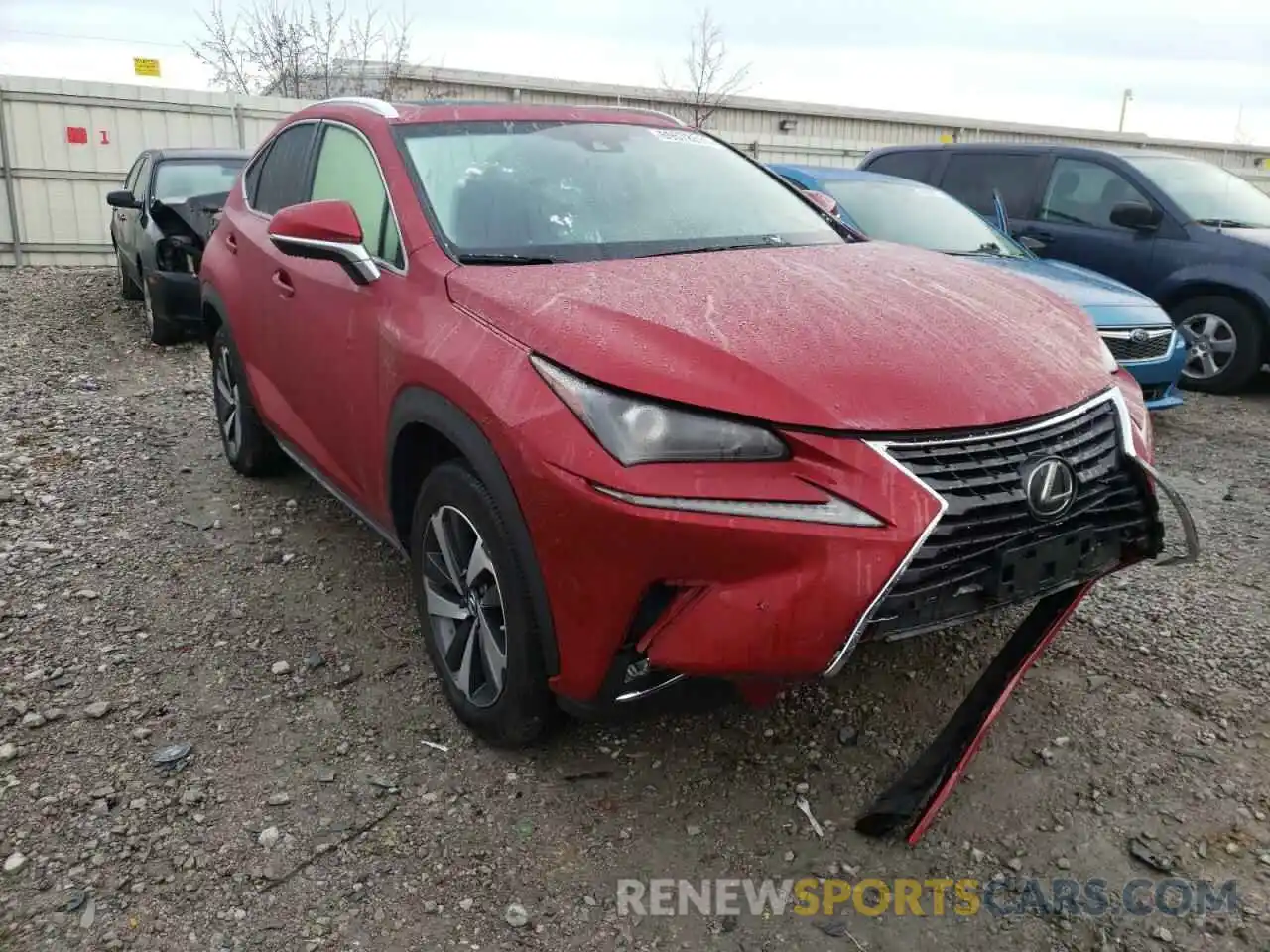 1 Photograph of a damaged car JTJBARBZXK2196765 LEXUS NX 2019