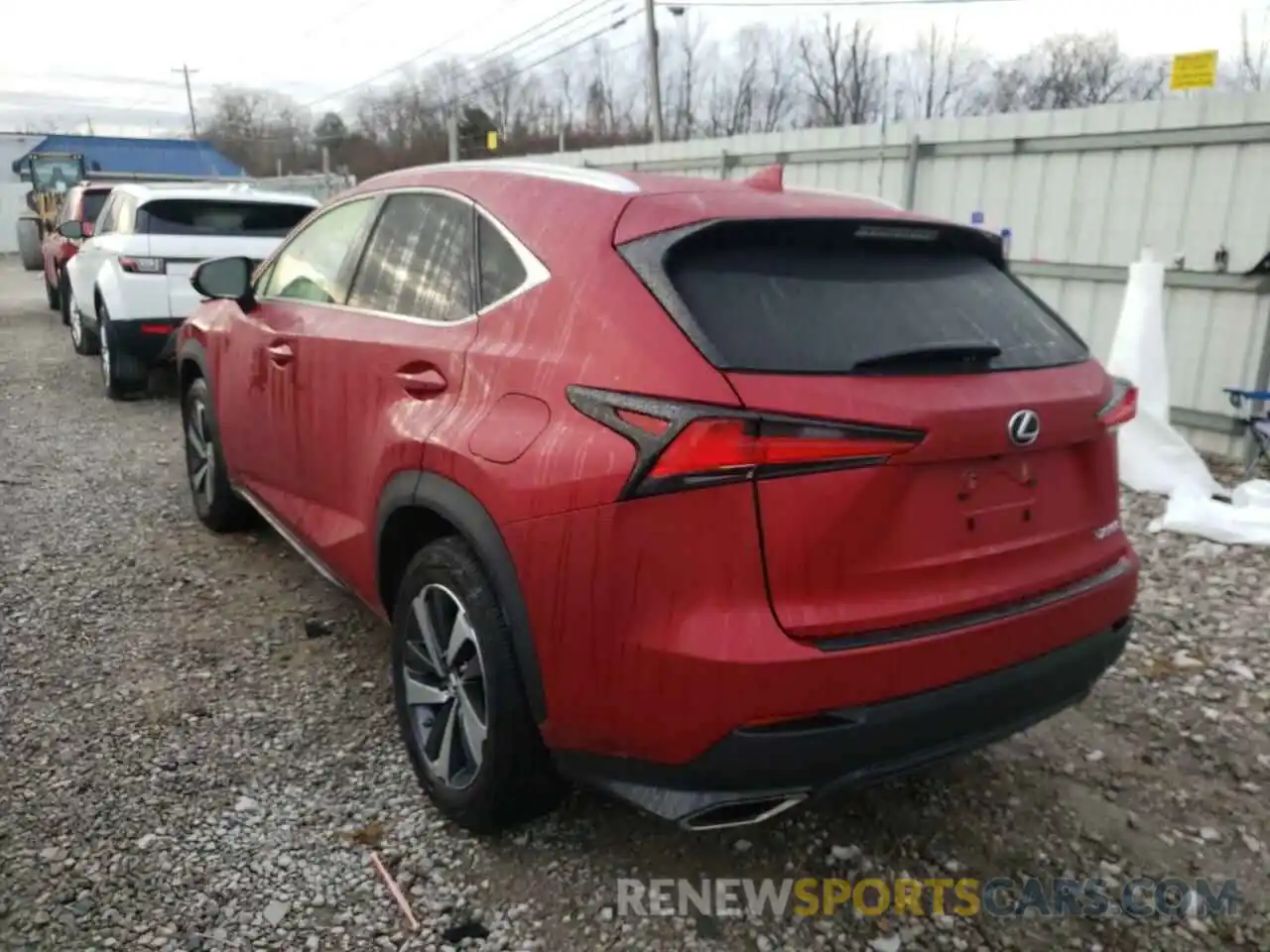 3 Фотография поврежденного автомобиля JTJBARBZXK2196765 LEXUS NX 2019