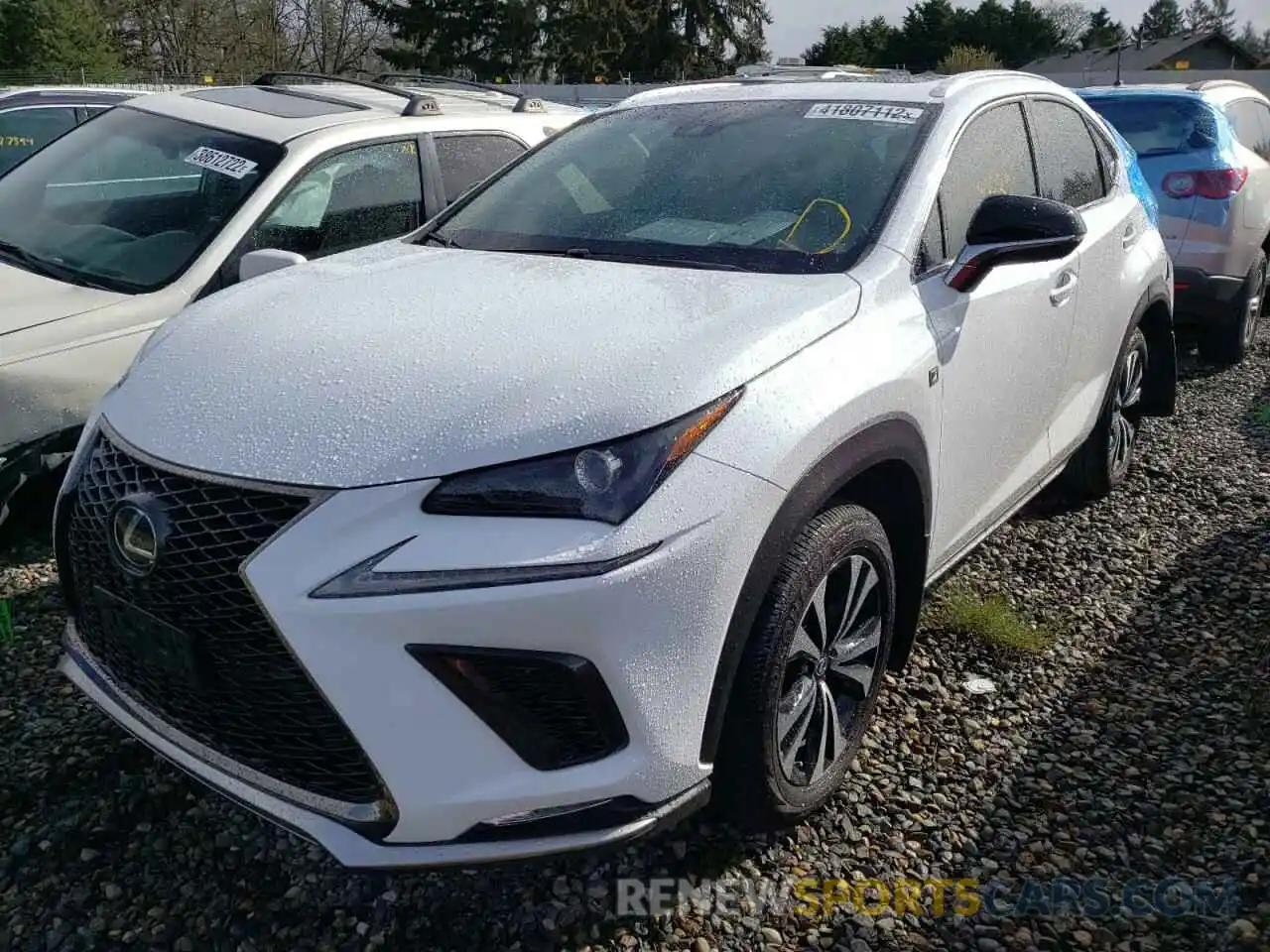 2 Photograph of a damaged car JTJBARBZXK2199214 LEXUS NX 2019