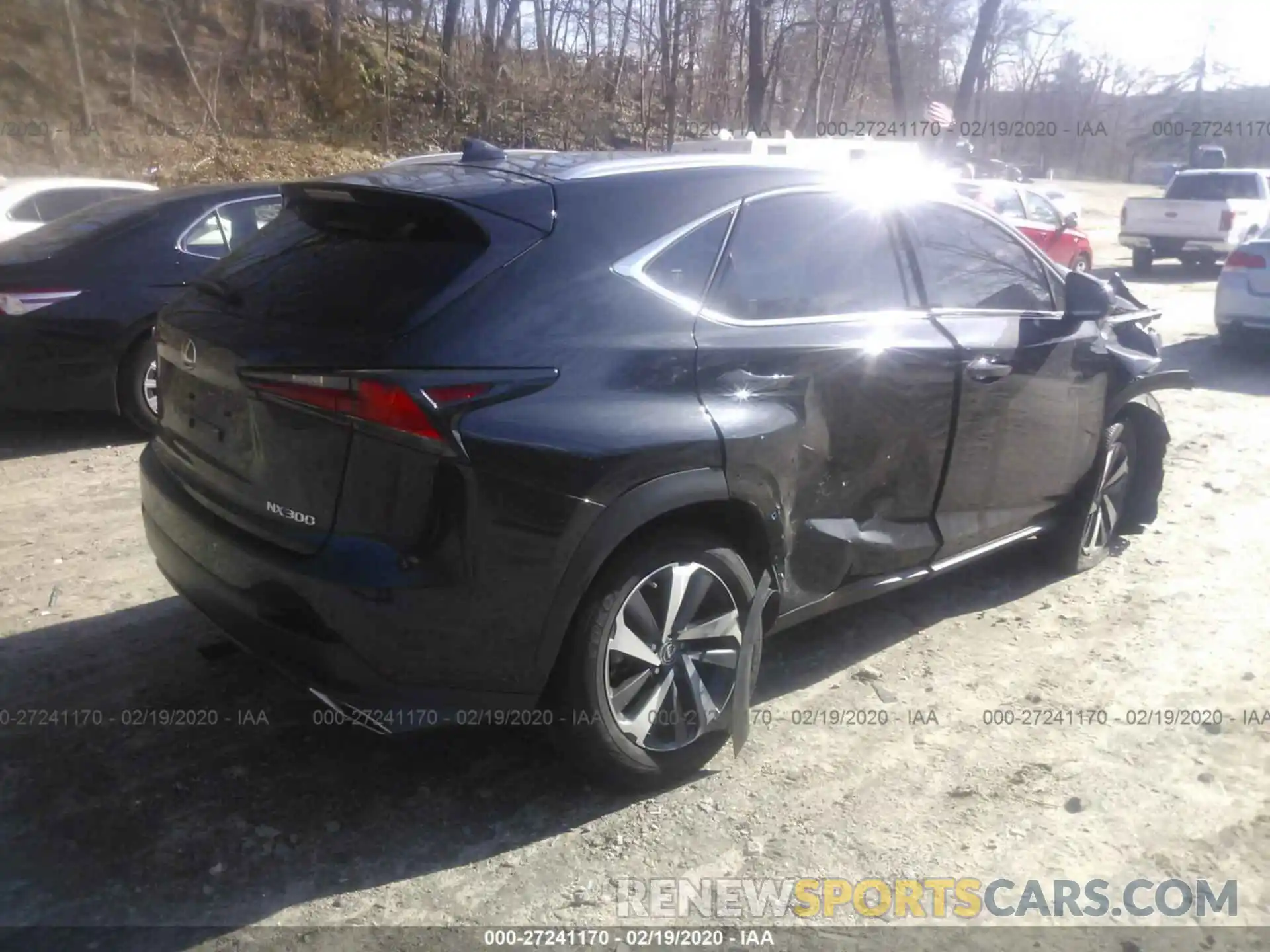 4 Фотография поврежденного автомобиля JTJBARBZXK2200717 LEXUS NX 2019