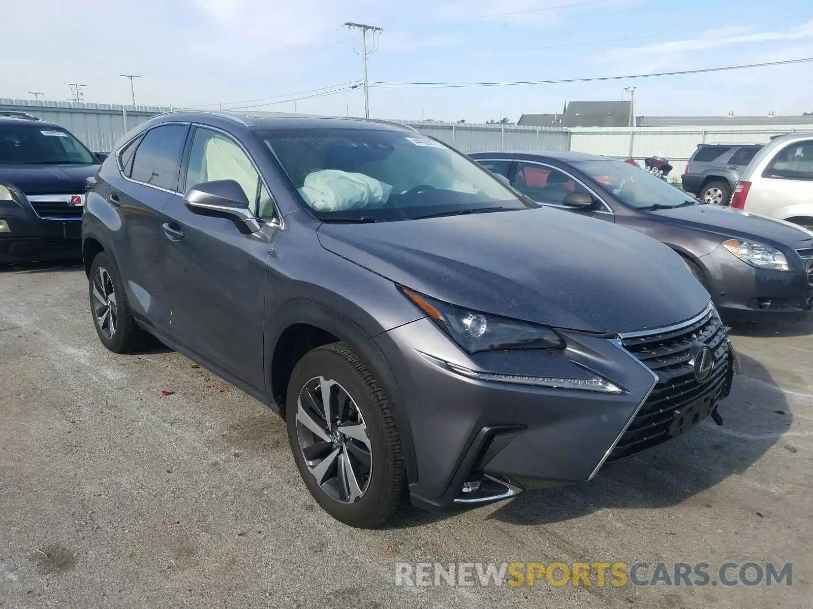 1 Photograph of a damaged car JTJBARBZXK2205206 LEXUS NX 2019