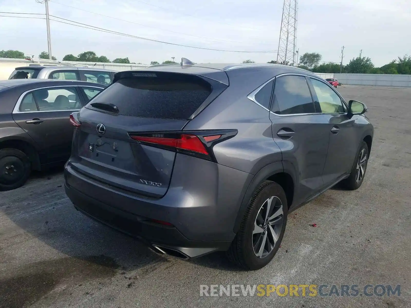 4 Фотография поврежденного автомобиля JTJBARBZXK2205206 LEXUS NX 2019