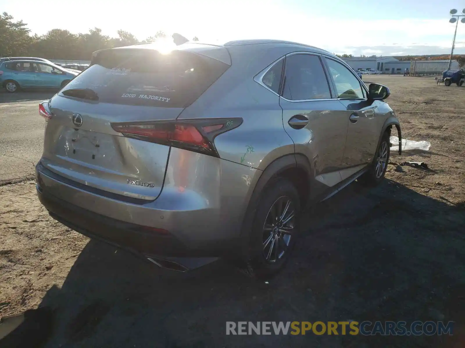 4 Фотография поврежденного автомобиля JTJBARBZXK2205383 LEXUS NX 2019