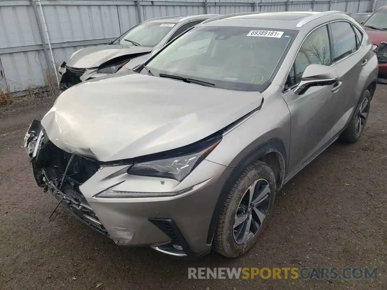 2 Фотография поврежденного автомобиля JTJBARBZXK2206372 LEXUS NX 2019