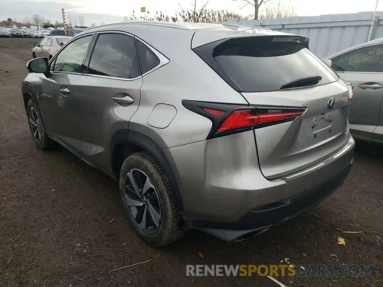 3 Фотография поврежденного автомобиля JTJBARBZXK2206372 LEXUS NX 2019