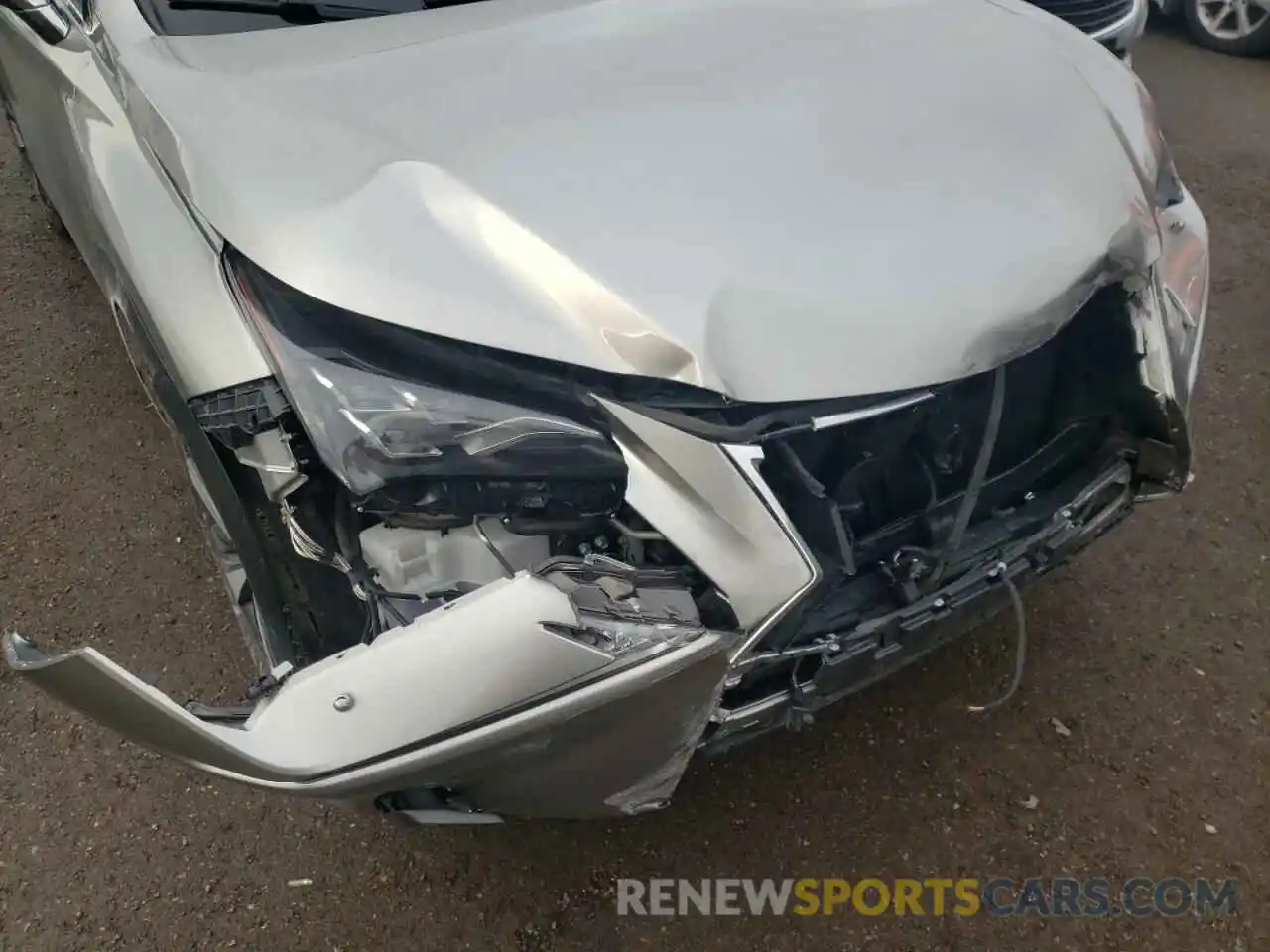 9 Photograph of a damaged car JTJBARBZXK2206372 LEXUS NX 2019