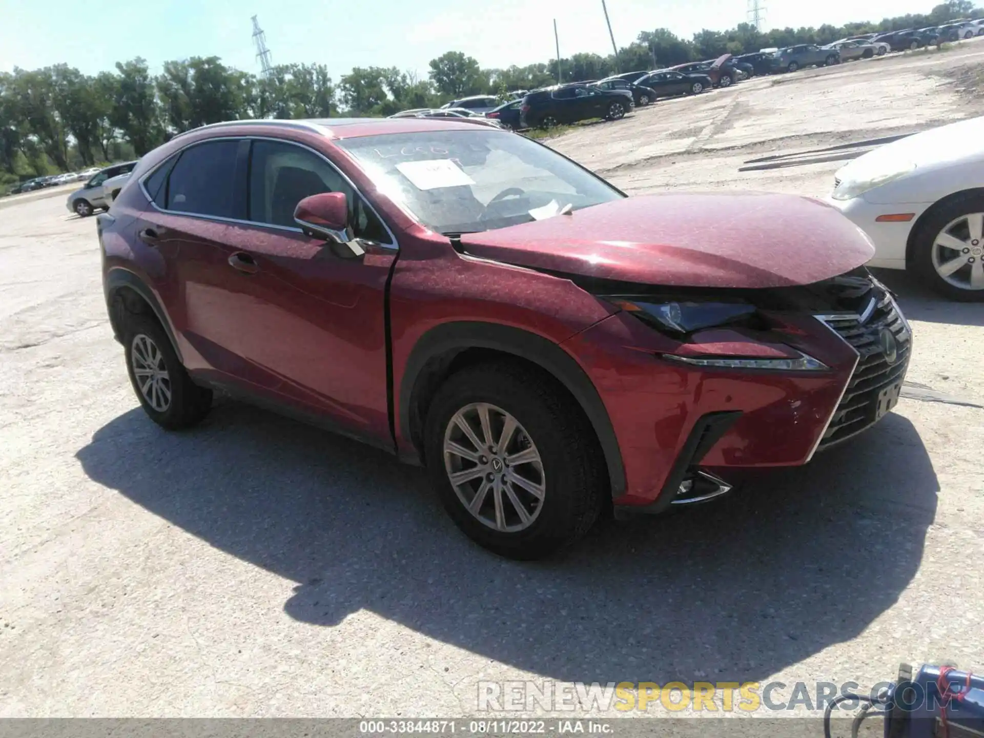 1 Photograph of a damaged car JTJBARBZXK2209112 LEXUS NX 2019