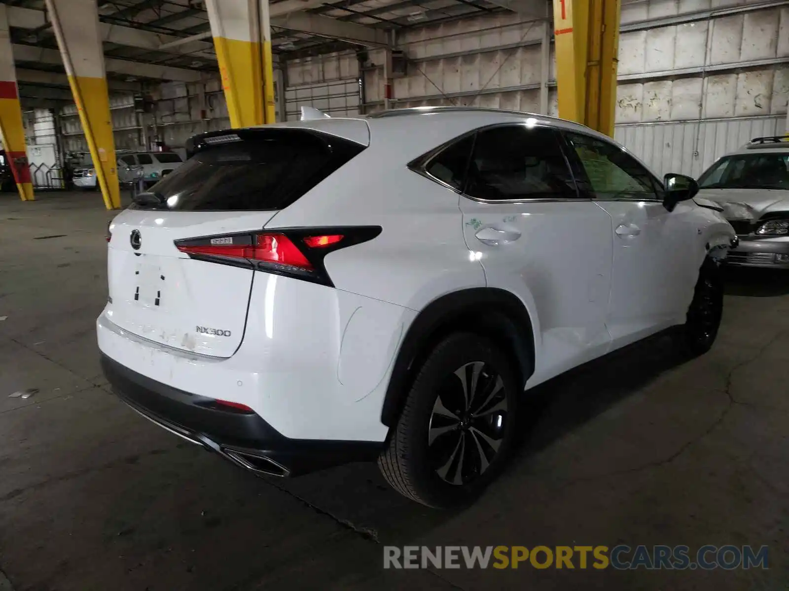 4 Фотография поврежденного автомобиля JTJBARBZXK2210423 LEXUS NX 2019