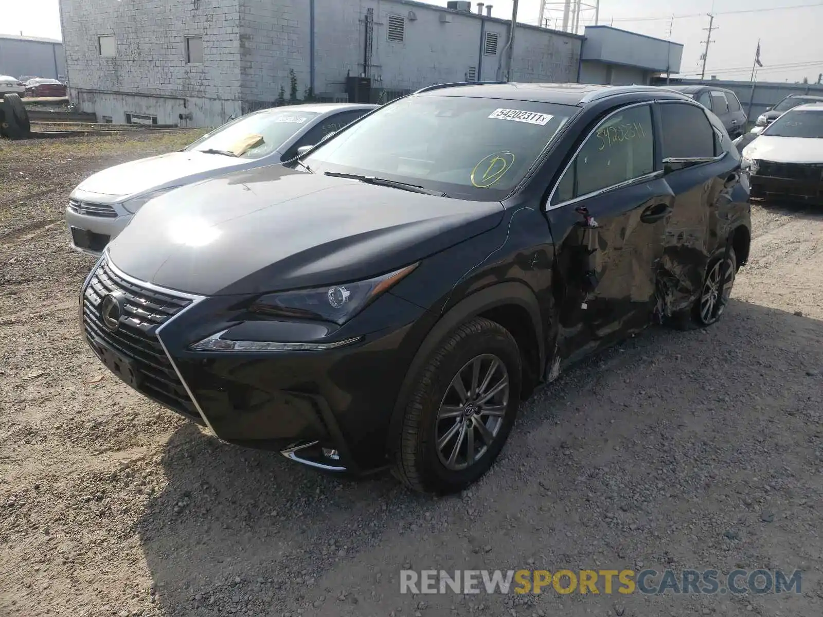 2 Фотография поврежденного автомобиля JTJBARBZXK2211460 LEXUS NX 2019