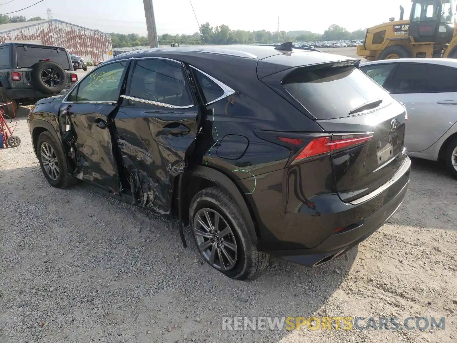 3 Фотография поврежденного автомобиля JTJBARBZXK2211460 LEXUS NX 2019