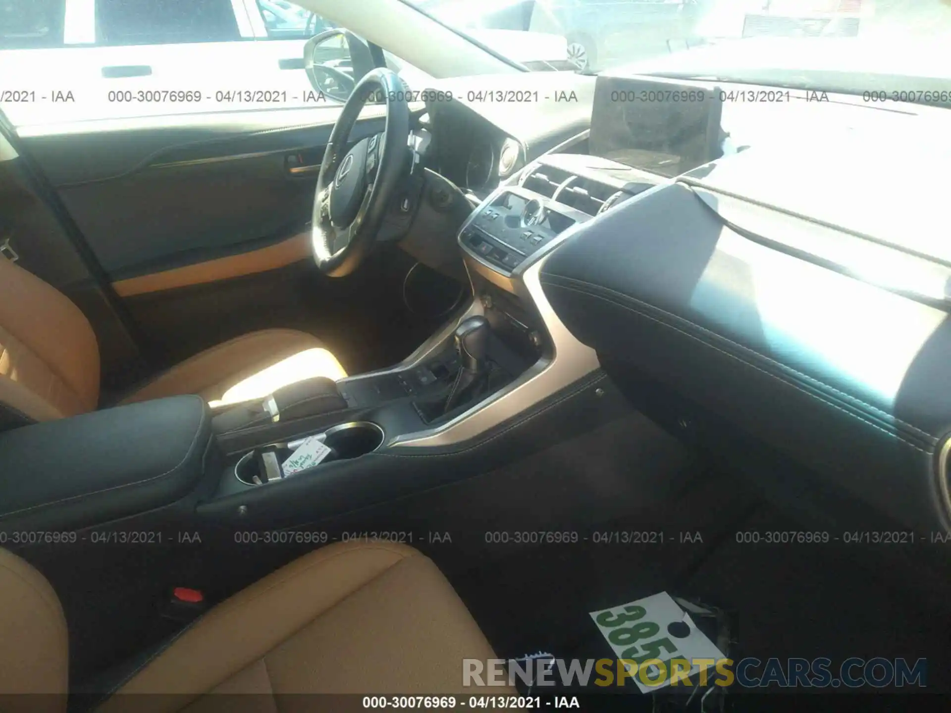 5 Photograph of a damaged car JTJBARBZXK2212236 LEXUS NX 2019