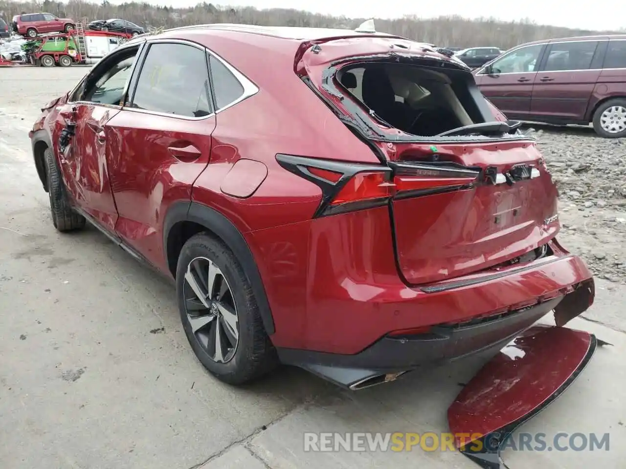 3 Photograph of a damaged car JTJBARBZXK2212284 LEXUS NX 2019