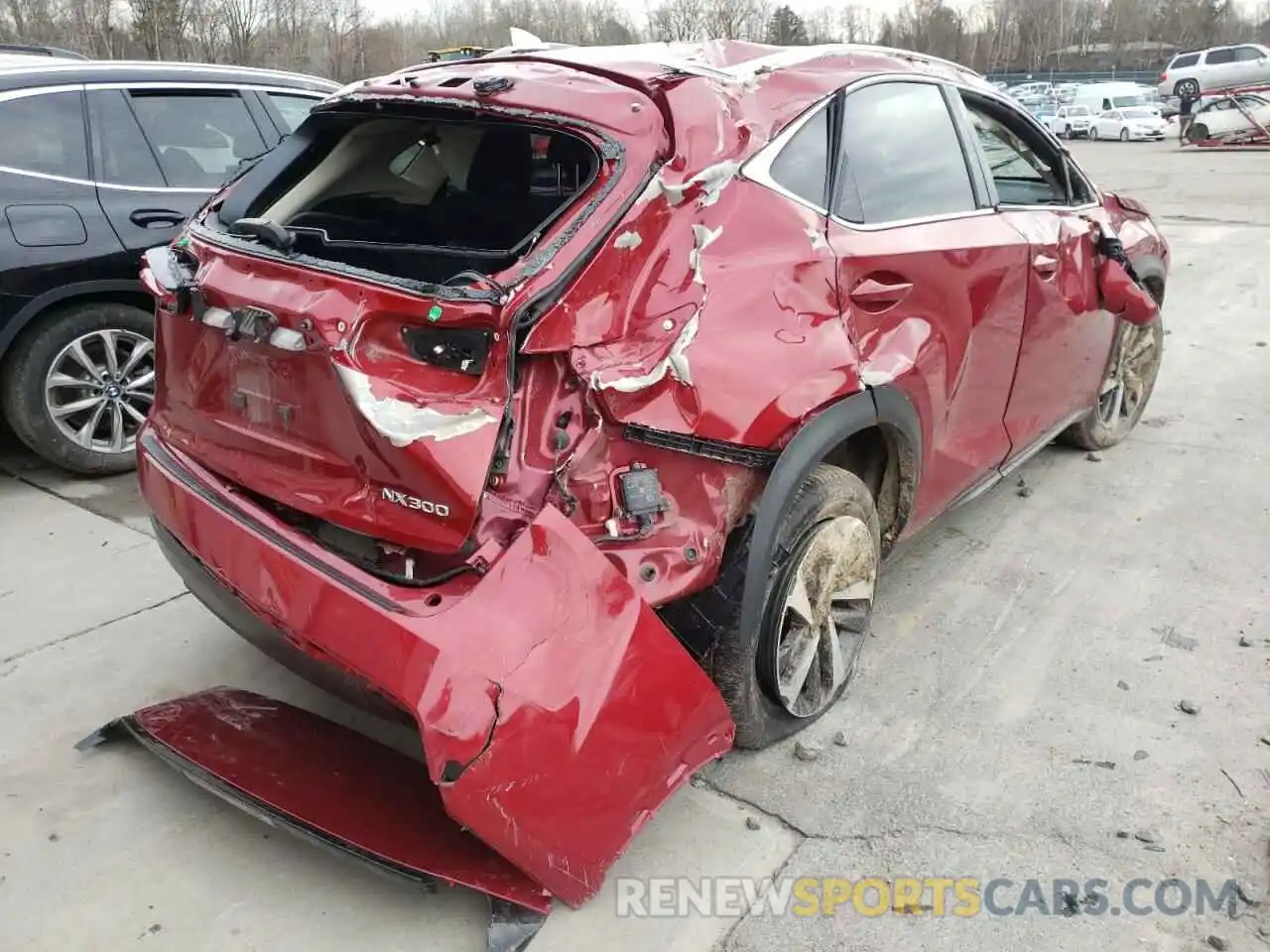 4 Photograph of a damaged car JTJBARBZXK2212284 LEXUS NX 2019