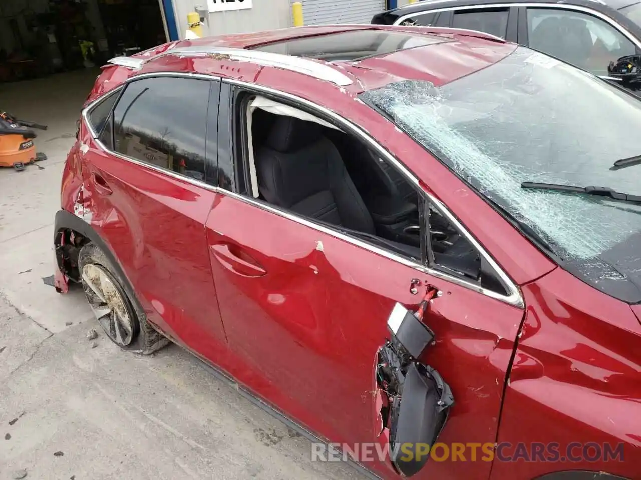 9 Photograph of a damaged car JTJBARBZXK2212284 LEXUS NX 2019