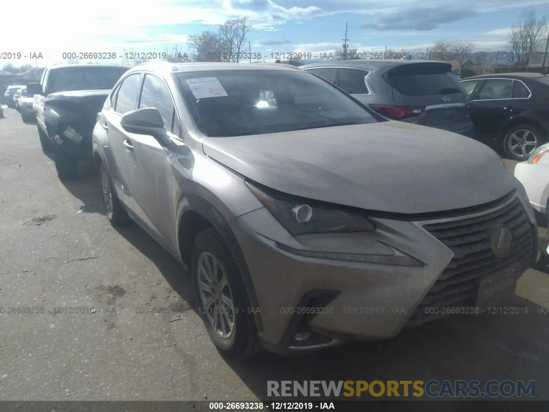 1 Photograph of a damaged car JTJBARBZXK2213175 LEXUS NX 2019