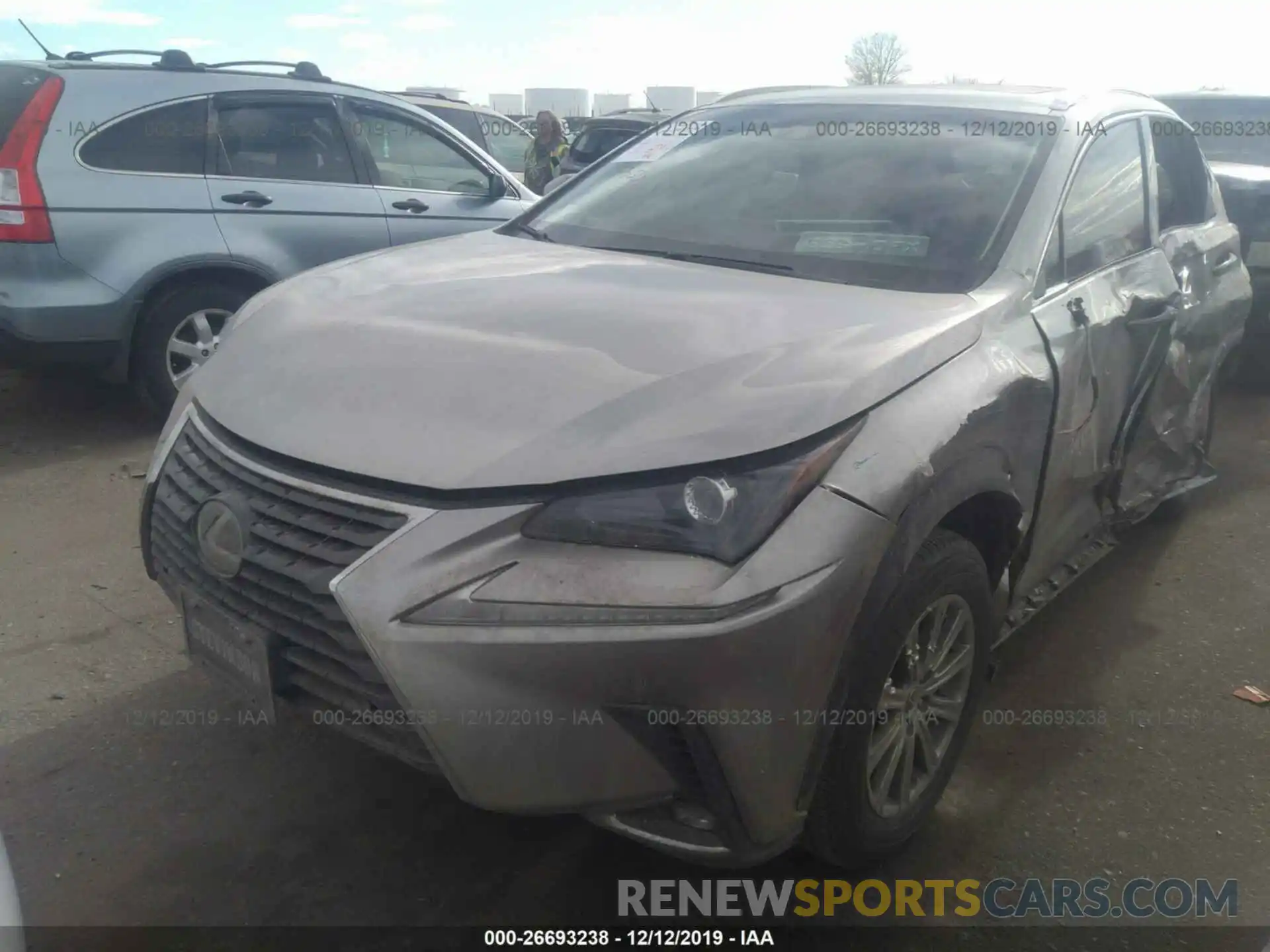 2 Фотография поврежденного автомобиля JTJBARBZXK2213175 LEXUS NX 2019