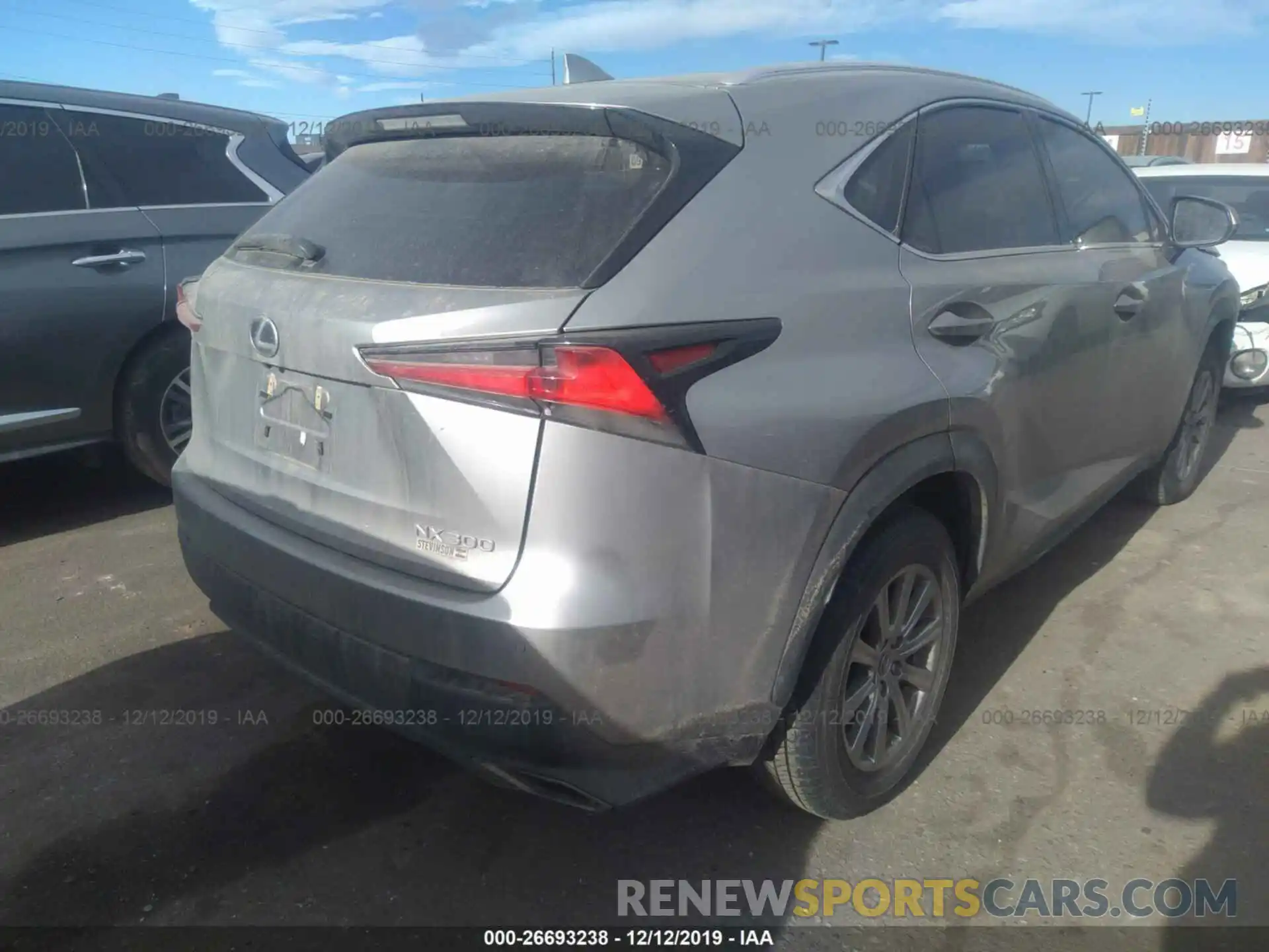 4 Фотография поврежденного автомобиля JTJBARBZXK2213175 LEXUS NX 2019