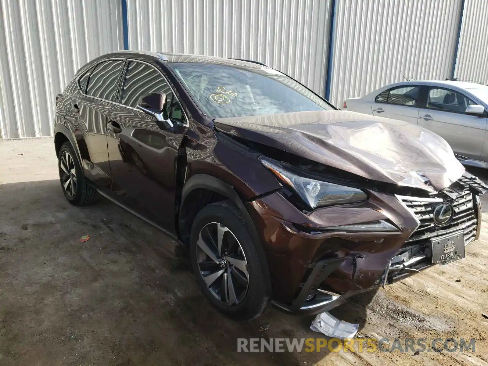 1 Фотография поврежденного автомобиля JTJBARBZXK2214309 LEXUS NX 2019