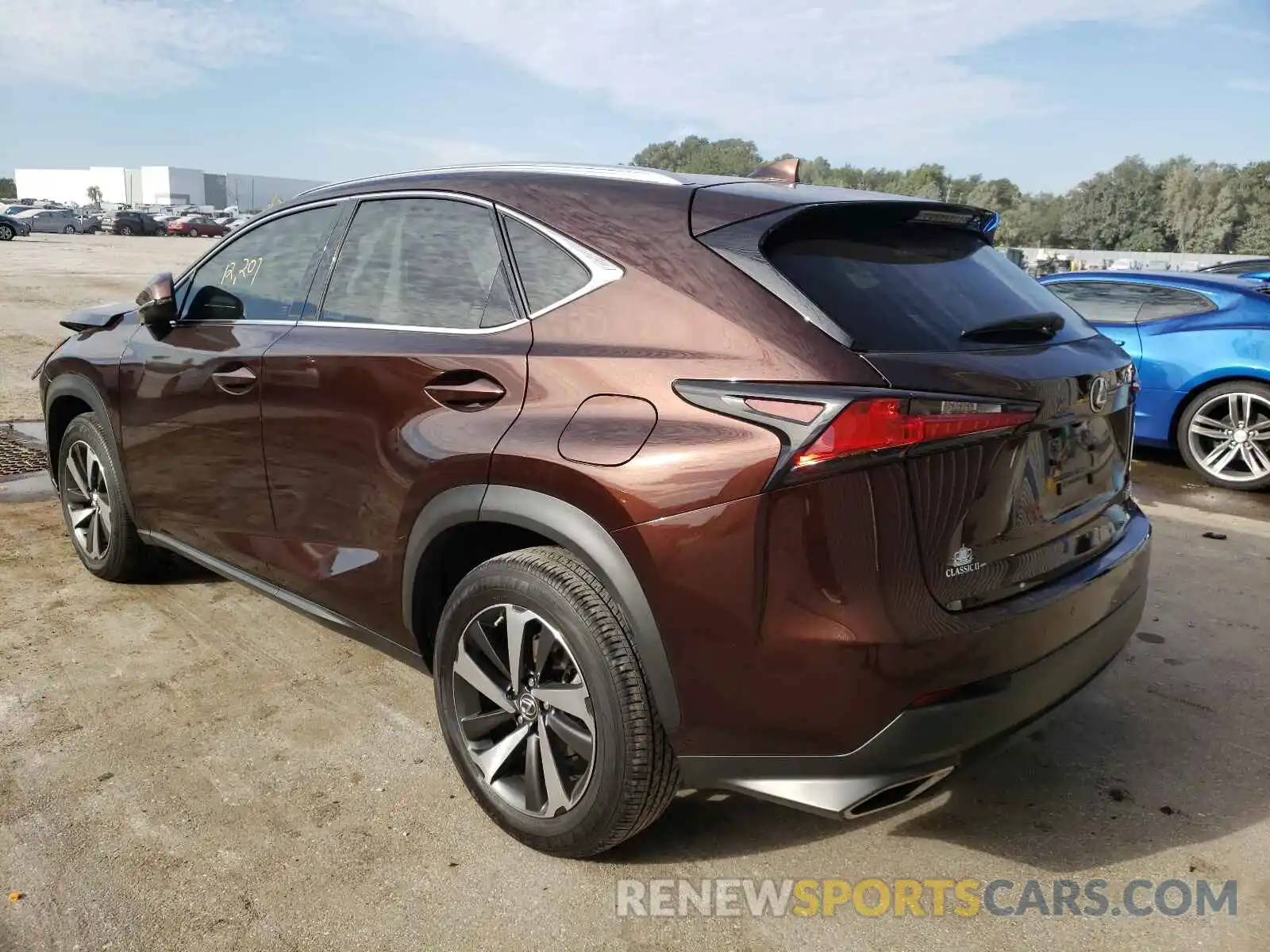 3 Фотография поврежденного автомобиля JTJBARBZXK2214309 LEXUS NX 2019