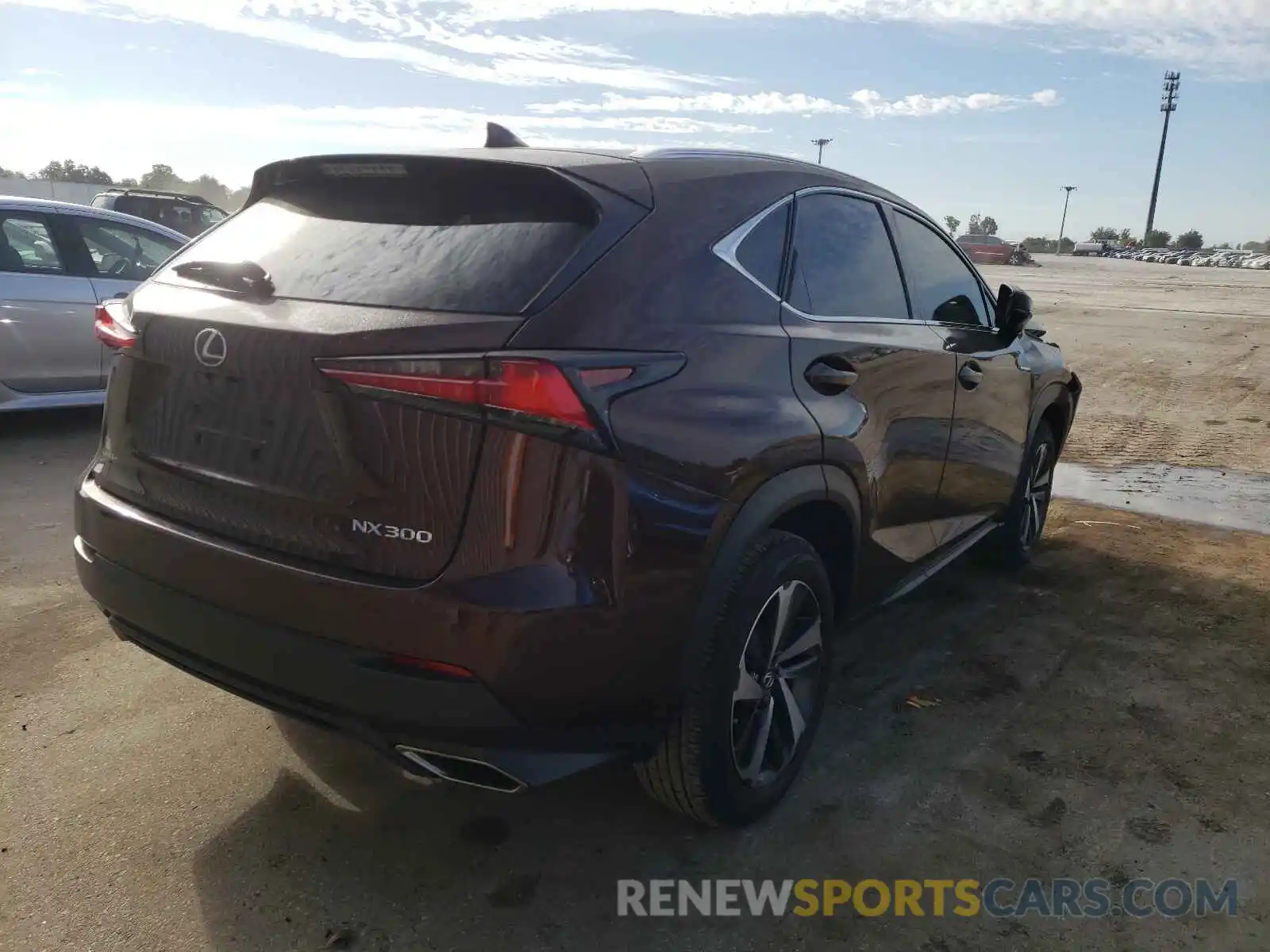 4 Фотография поврежденного автомобиля JTJBARBZXK2214309 LEXUS NX 2019