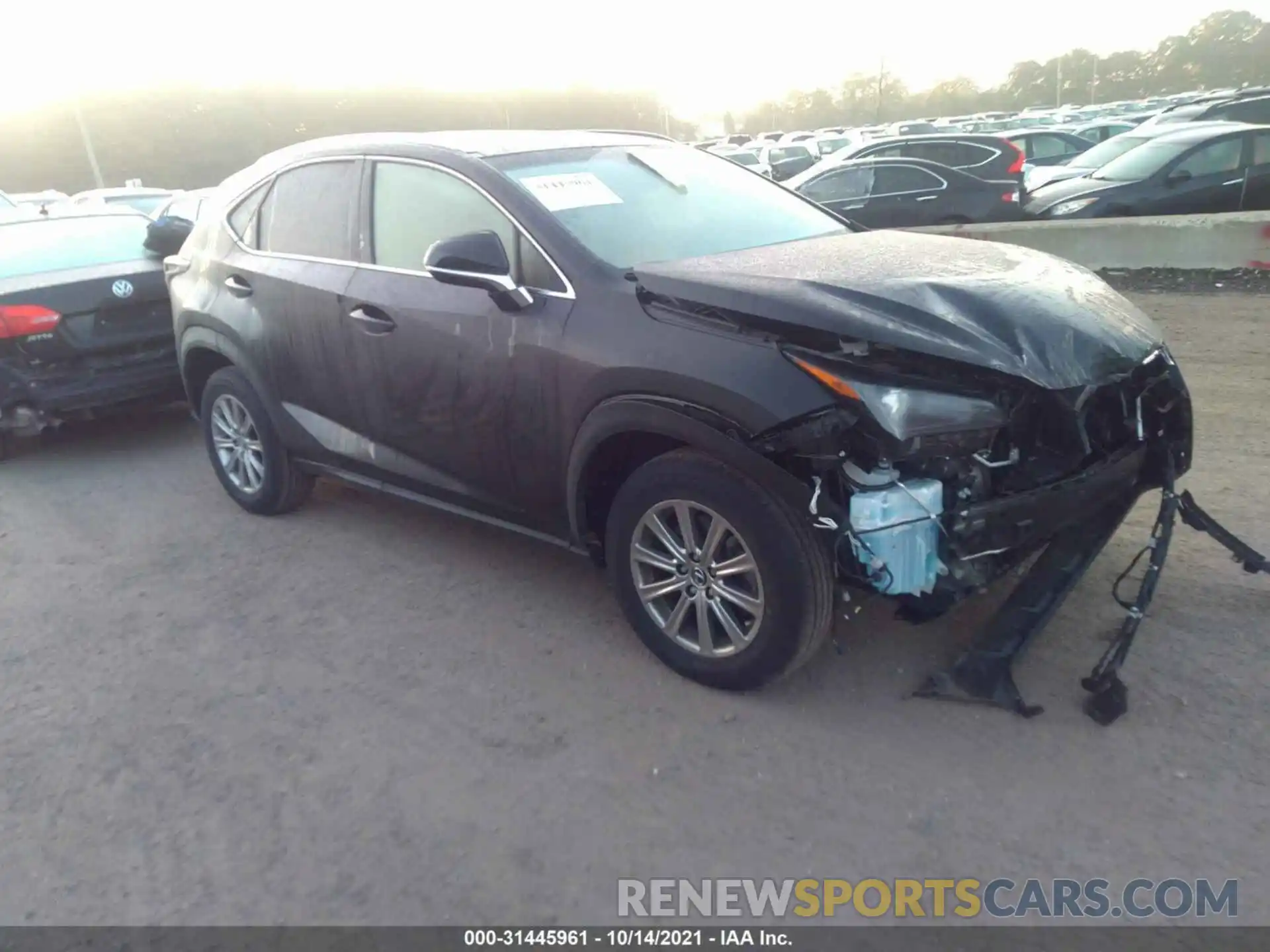 1 Photograph of a damaged car JTJBARBZXK2214407 LEXUS NX 2019