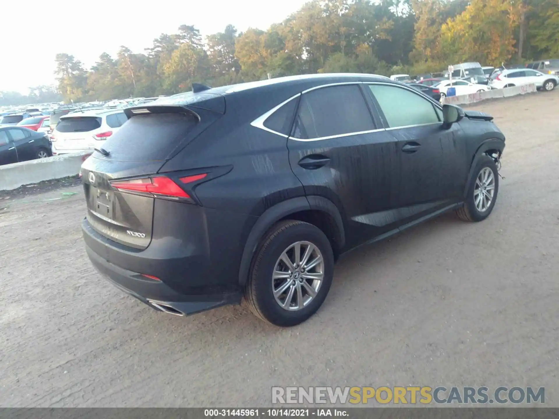 4 Фотография поврежденного автомобиля JTJBARBZXK2214407 LEXUS NX 2019