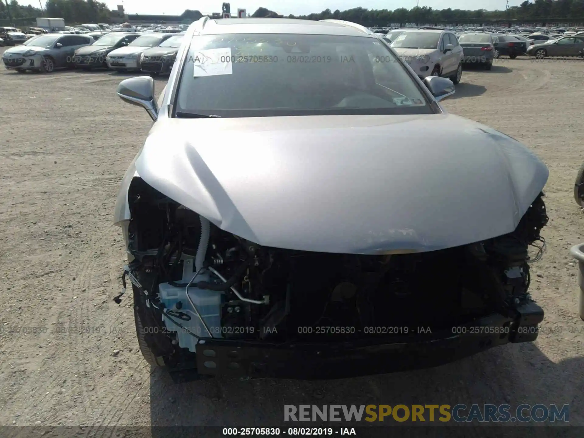 6 Photograph of a damaged car JTJBARBZXK2217355 LEXUS NX 2019