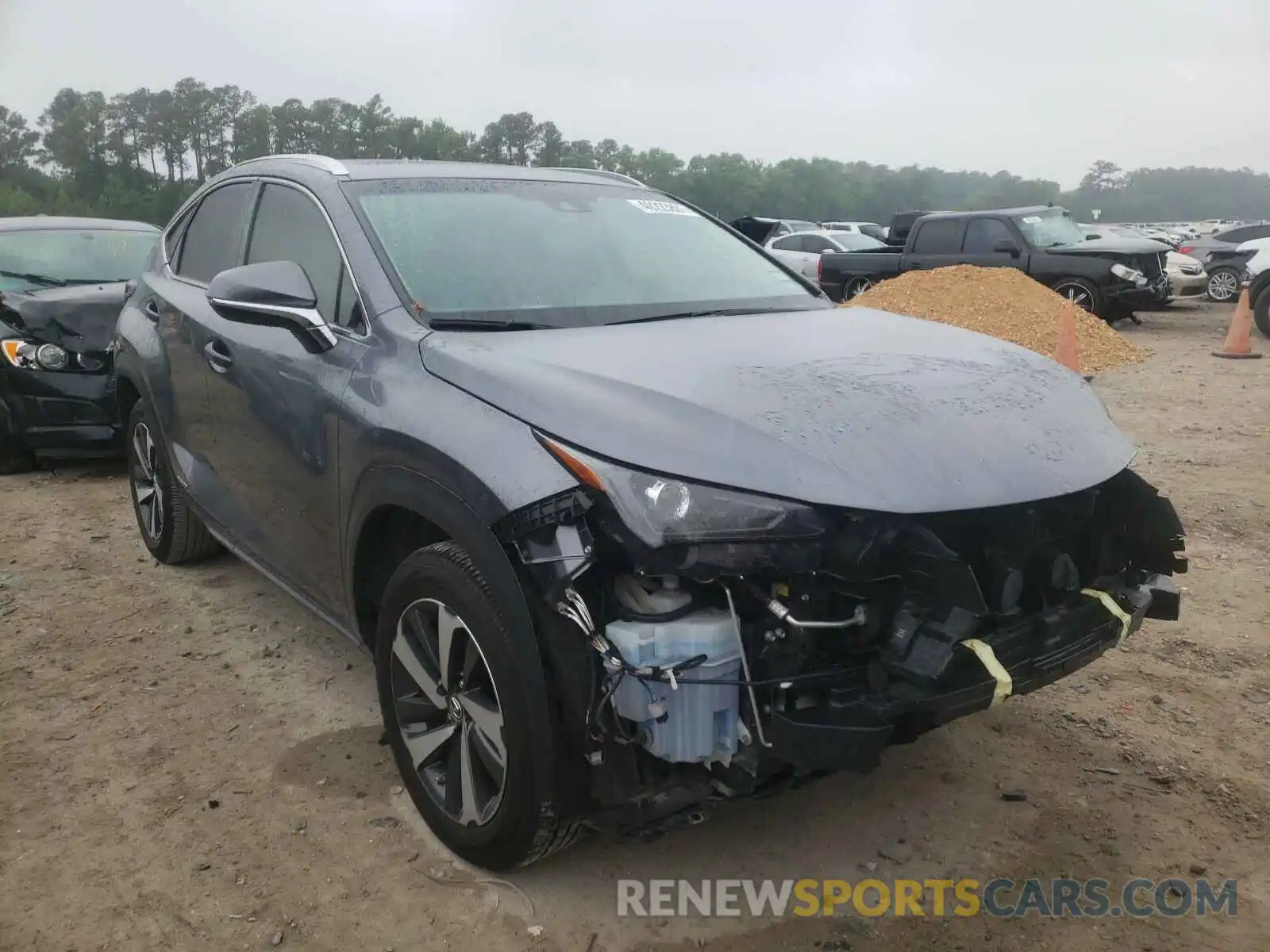 1 Photograph of a damaged car JTJBJRBZ0K2098201 LEXUS NX 2019