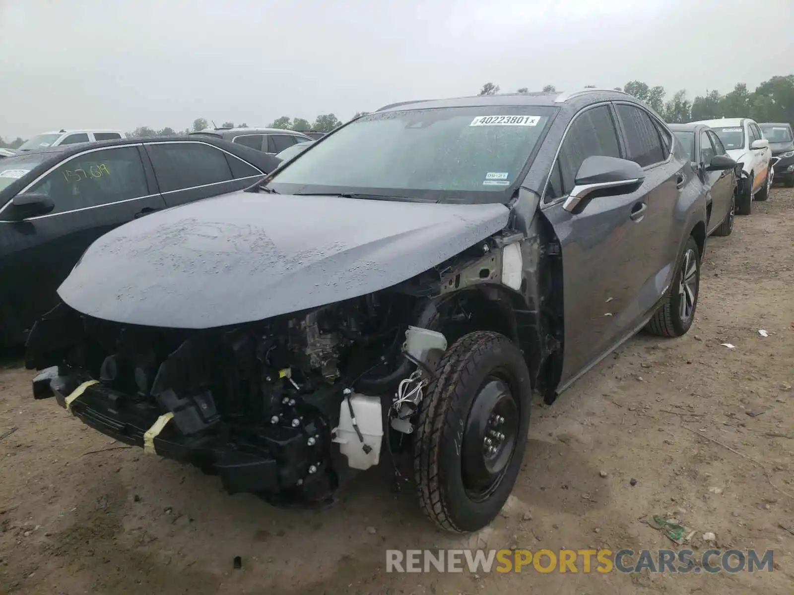 2 Фотография поврежденного автомобиля JTJBJRBZ0K2098201 LEXUS NX 2019