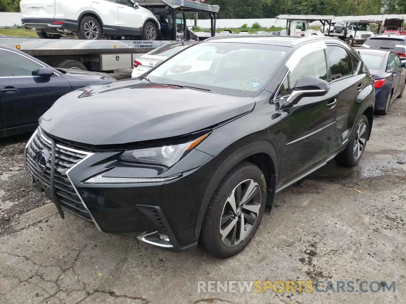 2 Photograph of a damaged car JTJBJRBZ0K2105292 LEXUS NX 2019