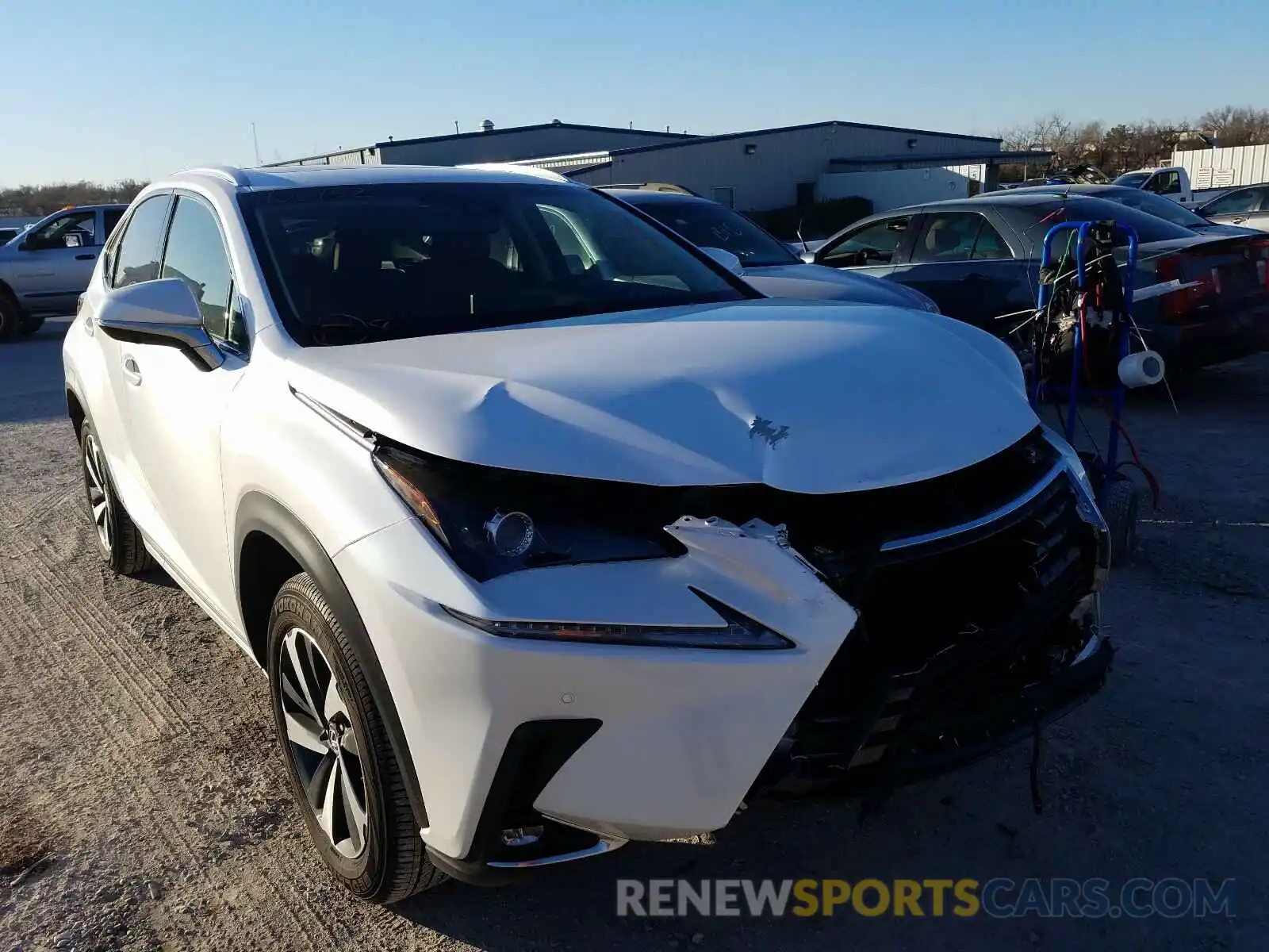 1 Photograph of a damaged car JTJBJRBZ0K2106152 LEXUS NX 2019