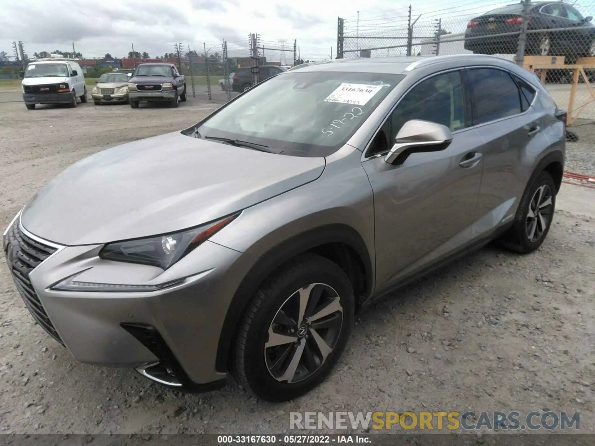 2 Photograph of a damaged car JTJBJRBZ0K2106703 LEXUS NX 2019