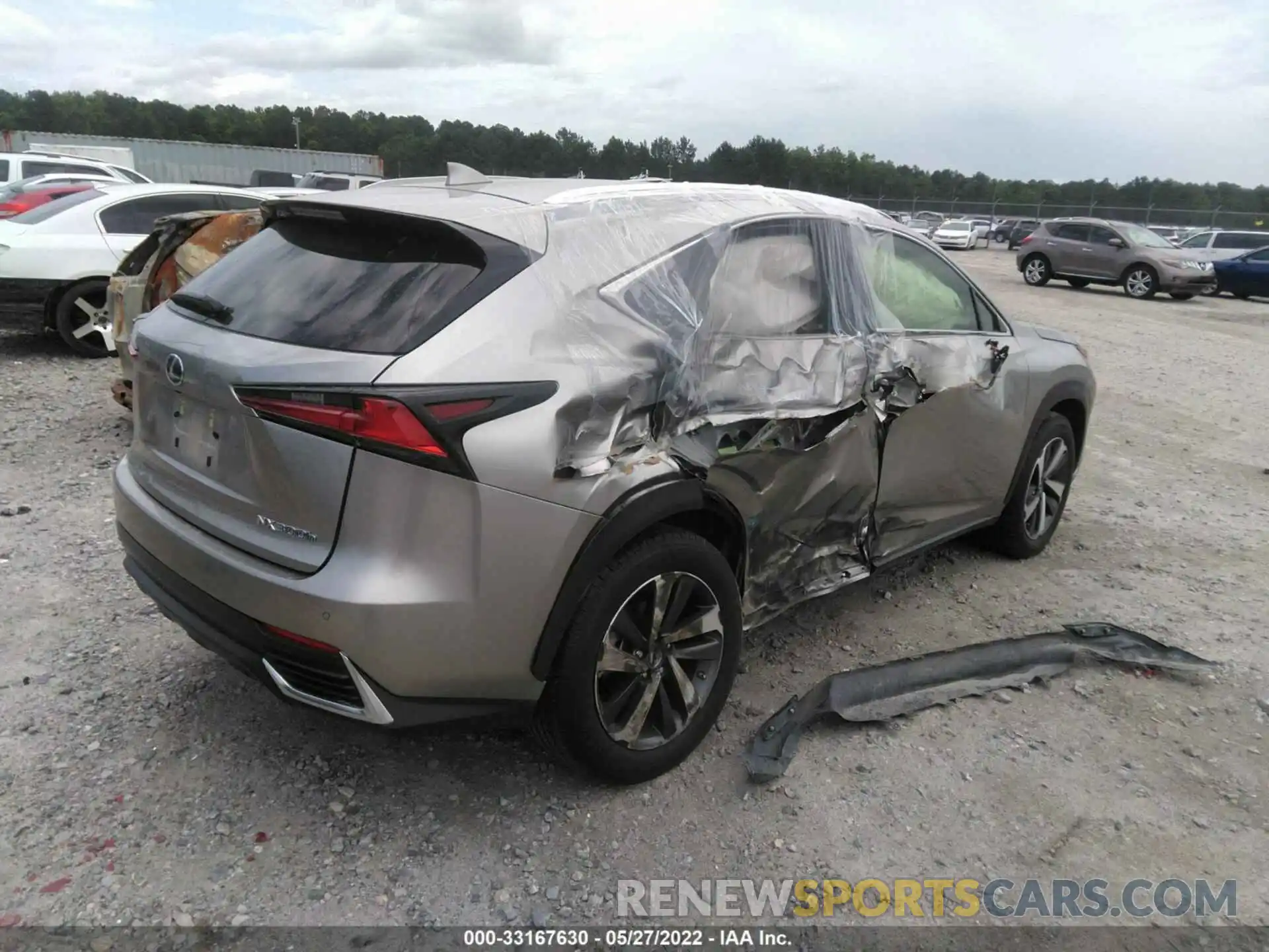 4 Фотография поврежденного автомобиля JTJBJRBZ0K2106703 LEXUS NX 2019