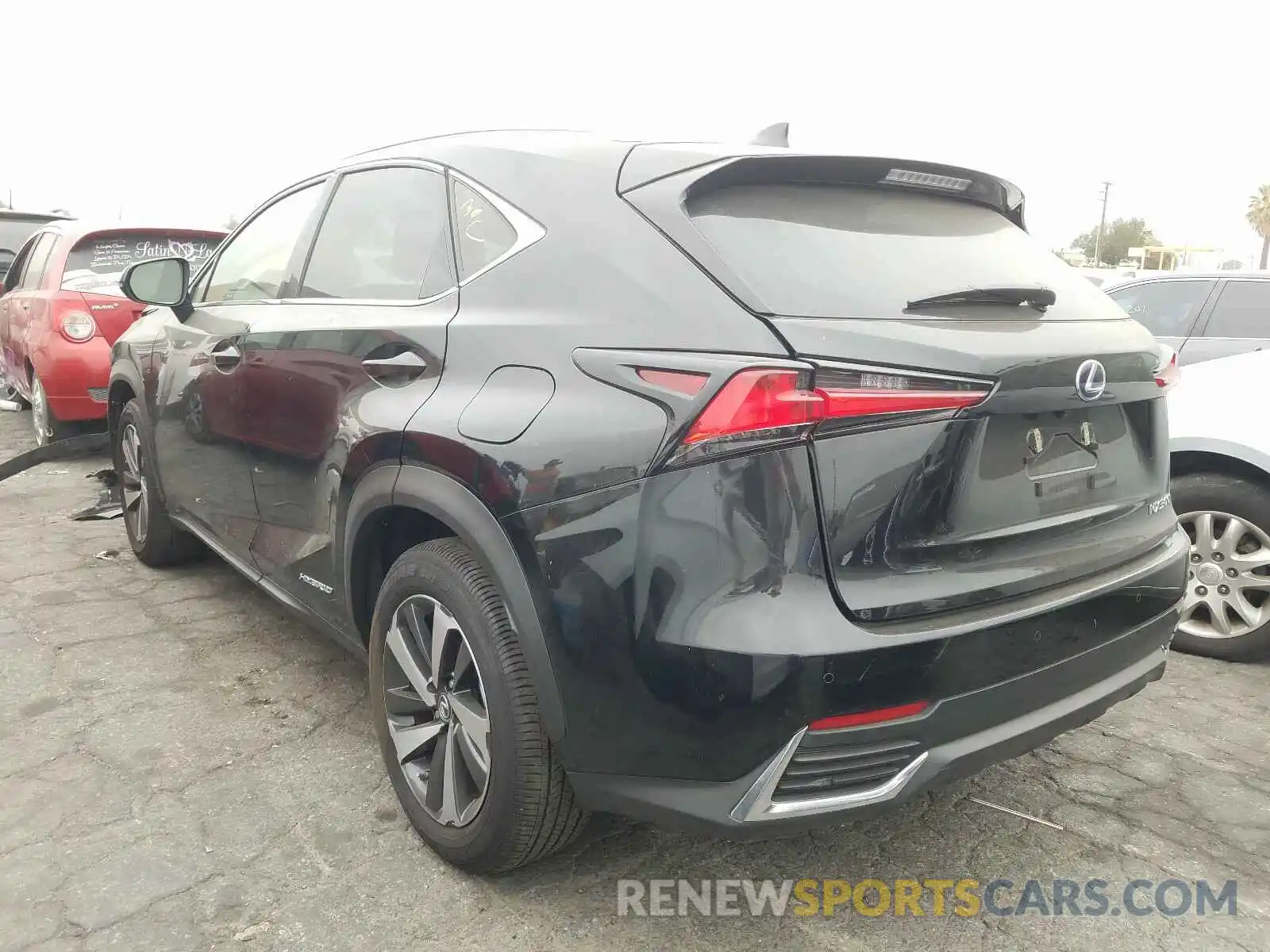 3 Фотография поврежденного автомобиля JTJBJRBZ0K2113215 LEXUS NX 2019