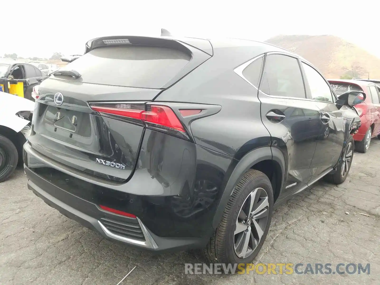 4 Фотография поврежденного автомобиля JTJBJRBZ0K2113215 LEXUS NX 2019