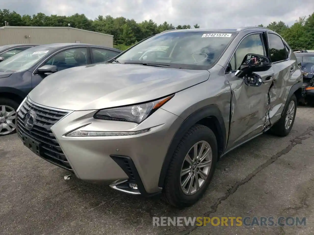 2 Photograph of a damaged car JTJBJRBZ0K2114848 LEXUS NX 2019