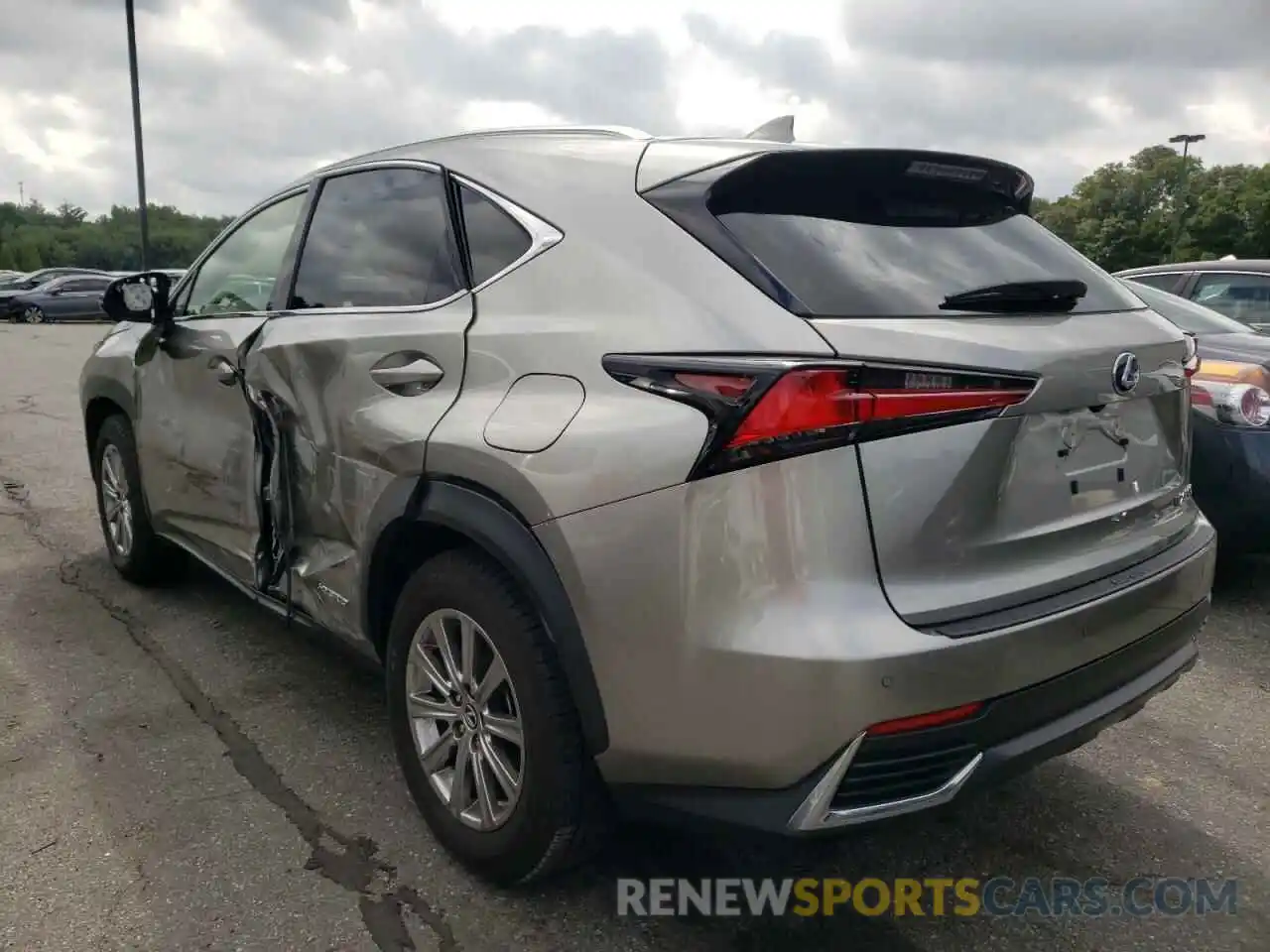 3 Photograph of a damaged car JTJBJRBZ0K2114848 LEXUS NX 2019