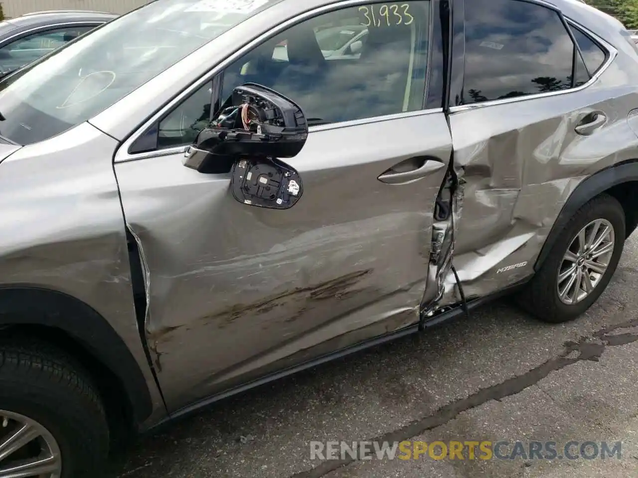 9 Photograph of a damaged car JTJBJRBZ0K2114848 LEXUS NX 2019