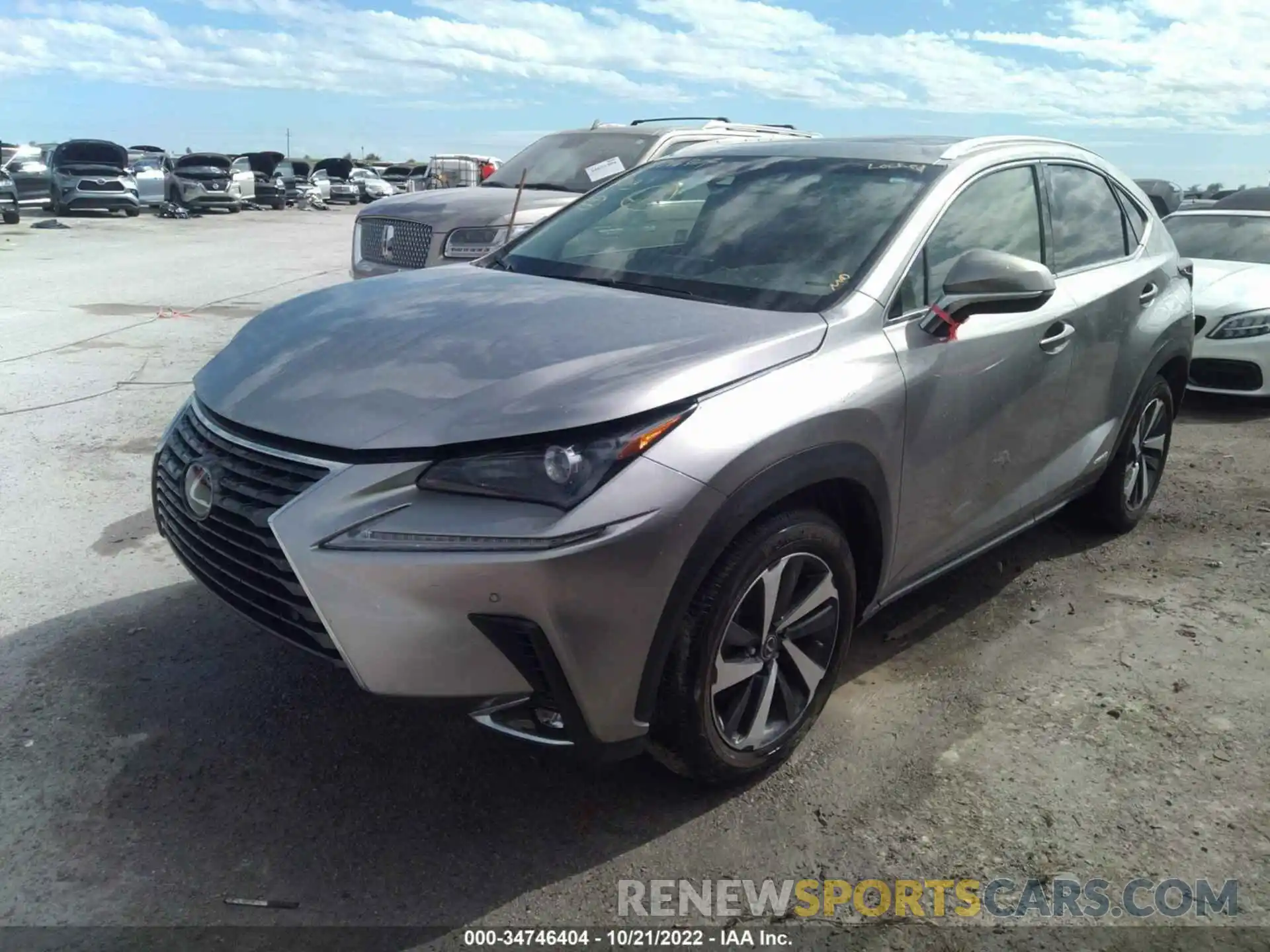 2 Photograph of a damaged car JTJBJRBZ0K2119628 LEXUS NX 2019