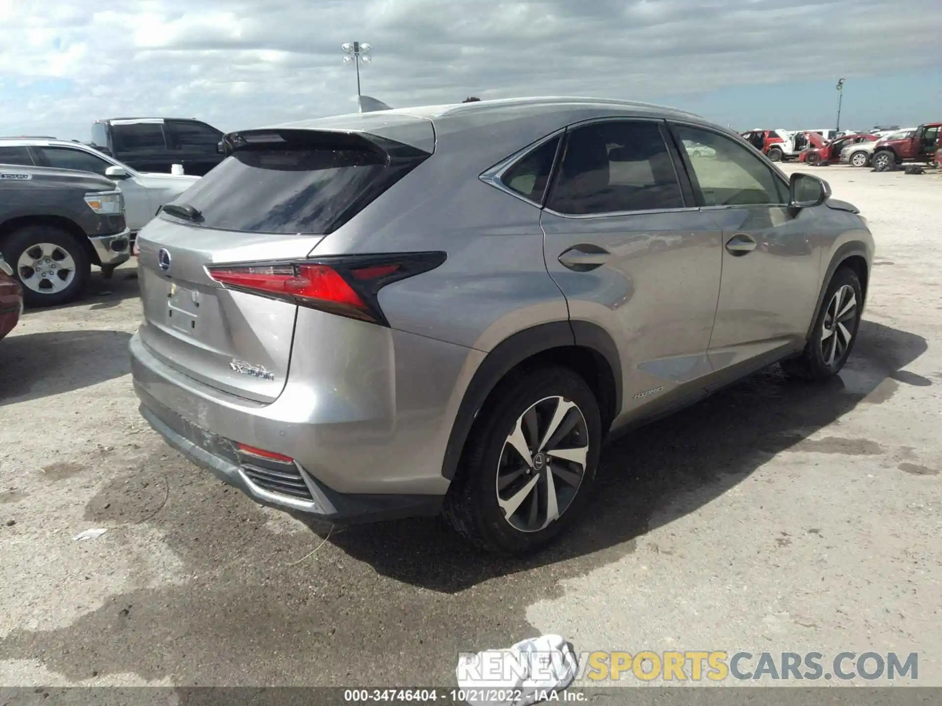 4 Photograph of a damaged car JTJBJRBZ0K2119628 LEXUS NX 2019