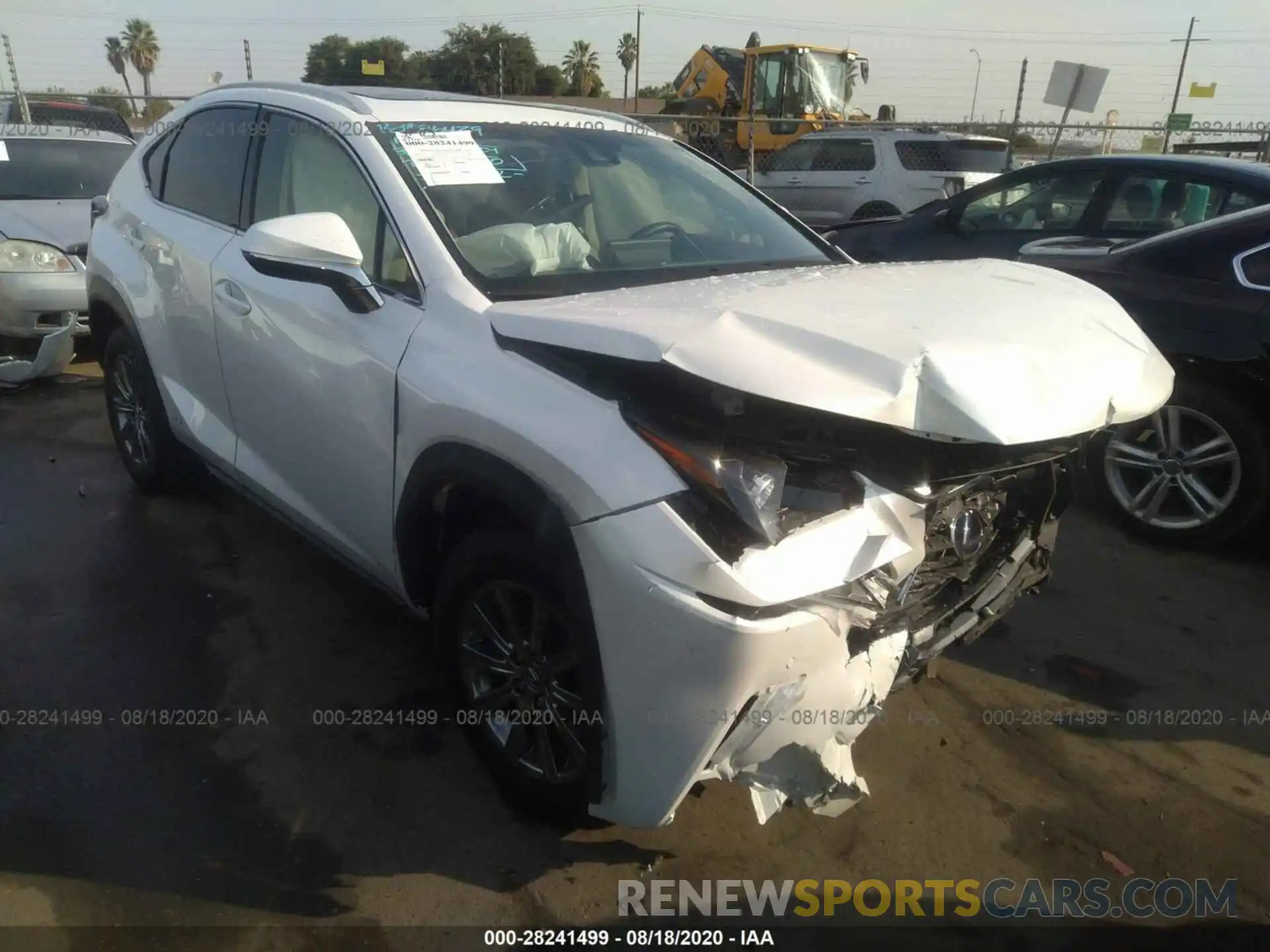 1 Photograph of a damaged car JTJBJRBZ0K2123100 LEXUS NX 2019