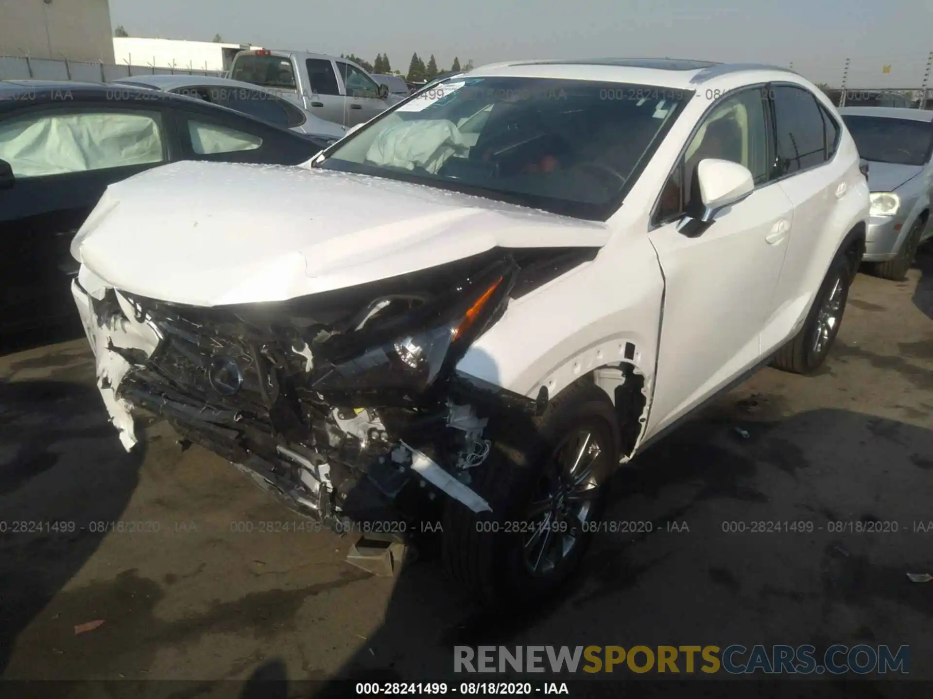 2 Photograph of a damaged car JTJBJRBZ0K2123100 LEXUS NX 2019