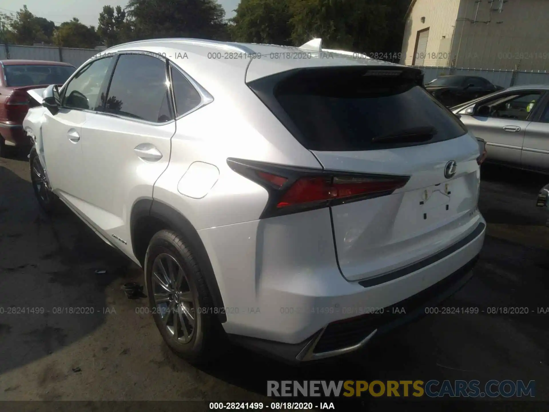 3 Фотография поврежденного автомобиля JTJBJRBZ0K2123100 LEXUS NX 2019