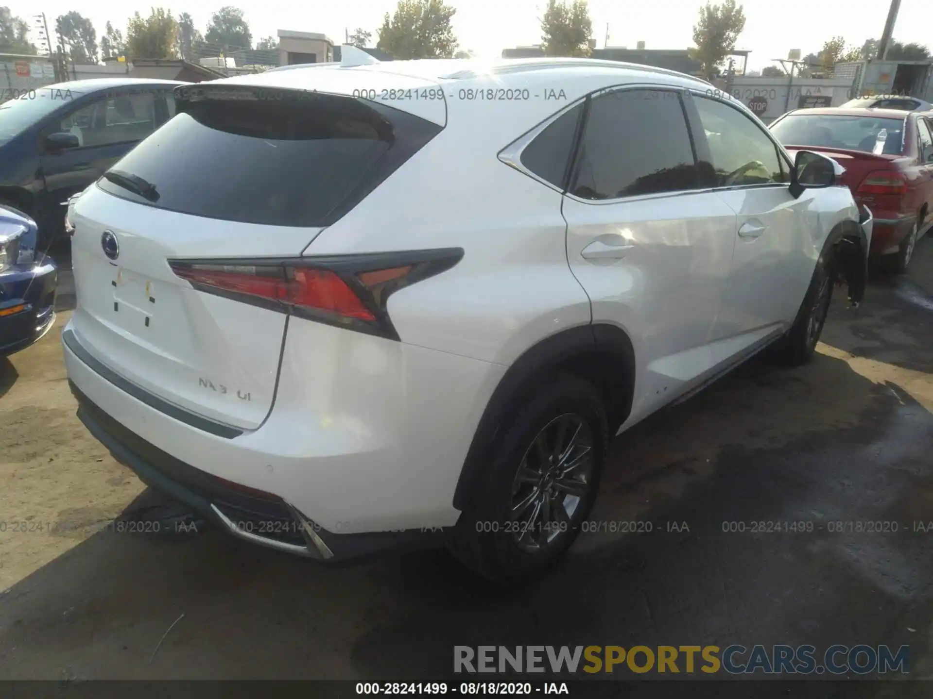 4 Фотография поврежденного автомобиля JTJBJRBZ0K2123100 LEXUS NX 2019