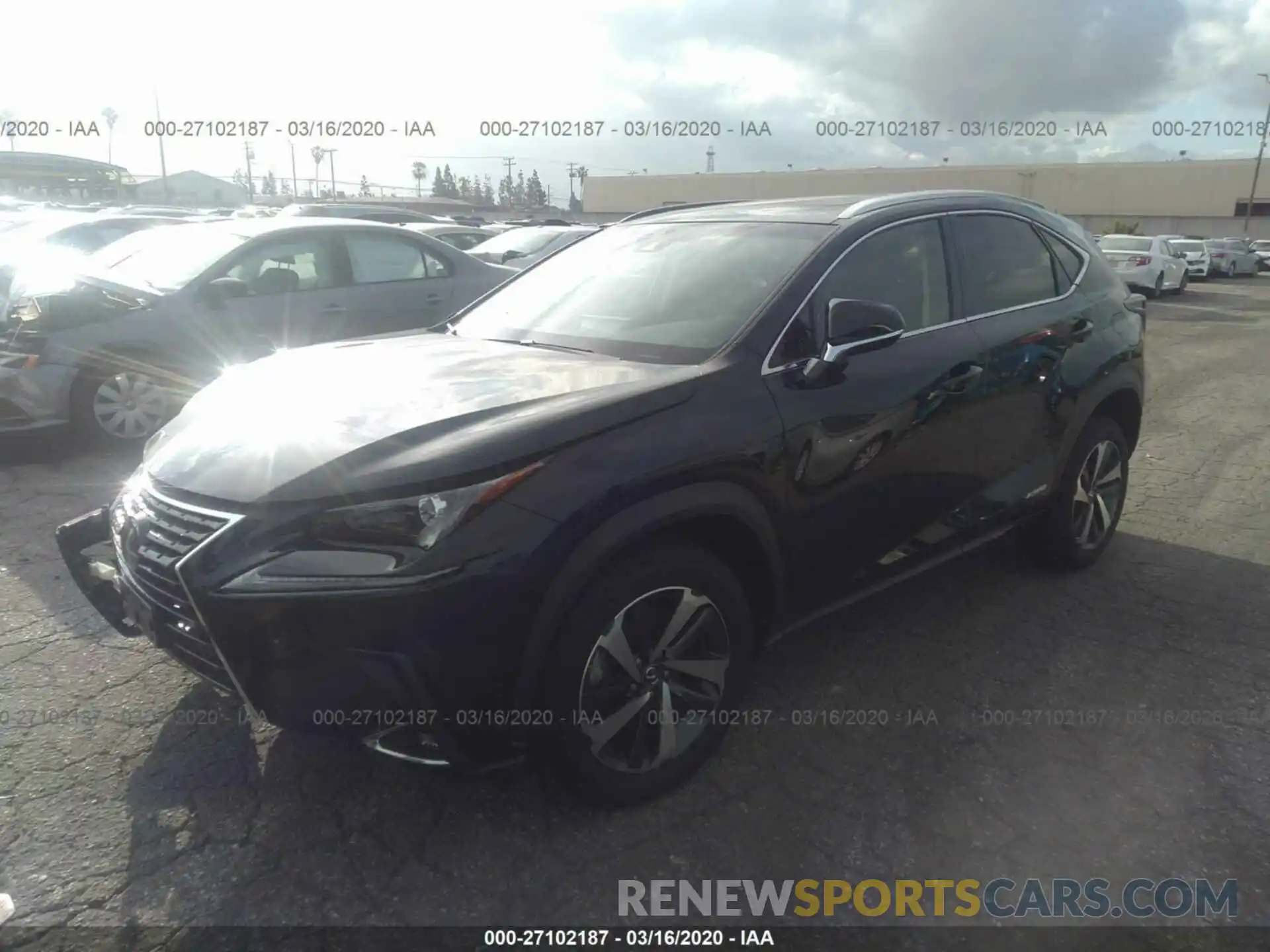 2 Фотография поврежденного автомобиля JTJBJRBZ1K2098160 LEXUS NX 2019