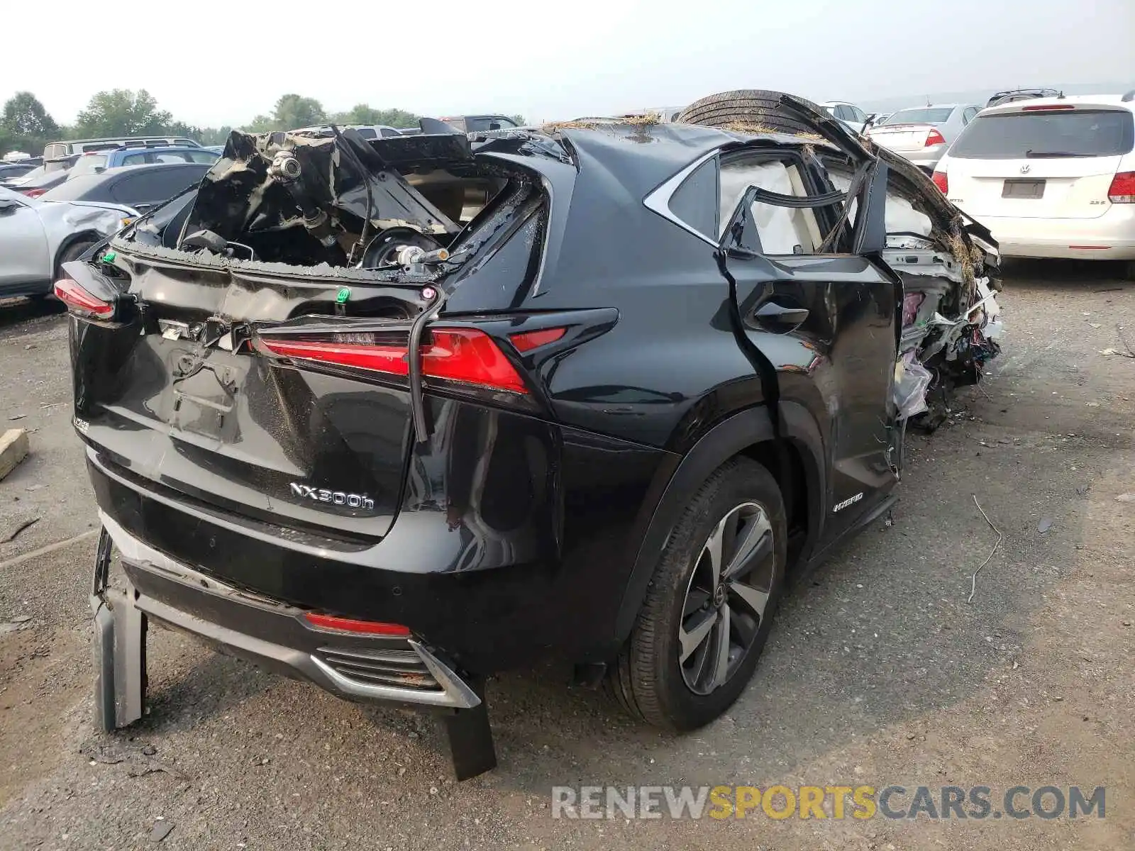 4 Photograph of a damaged car JTJBJRBZ1K2098711 LEXUS NX 2019