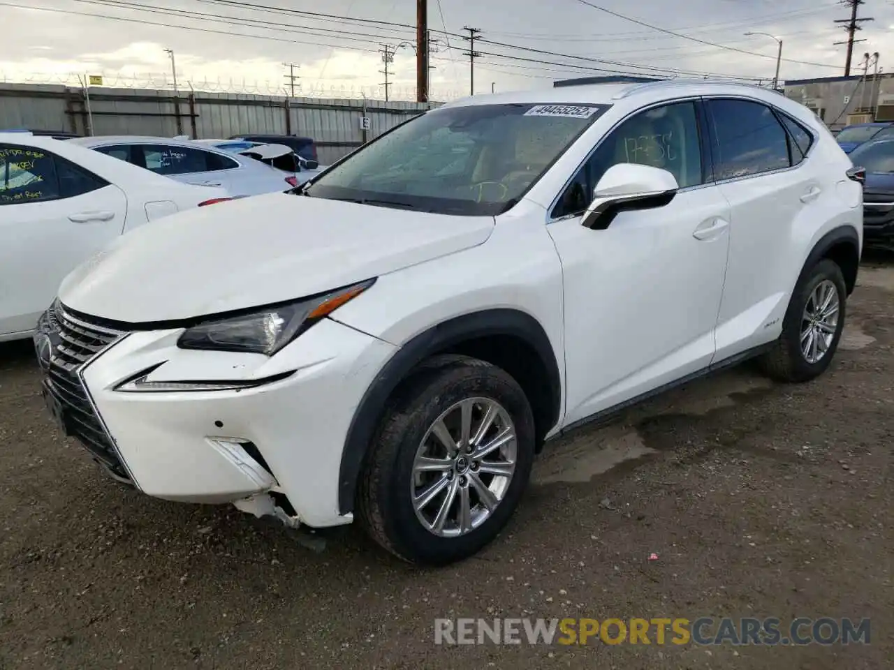 2 Фотография поврежденного автомобиля JTJBJRBZ1K2099535 LEXUS NX 2019