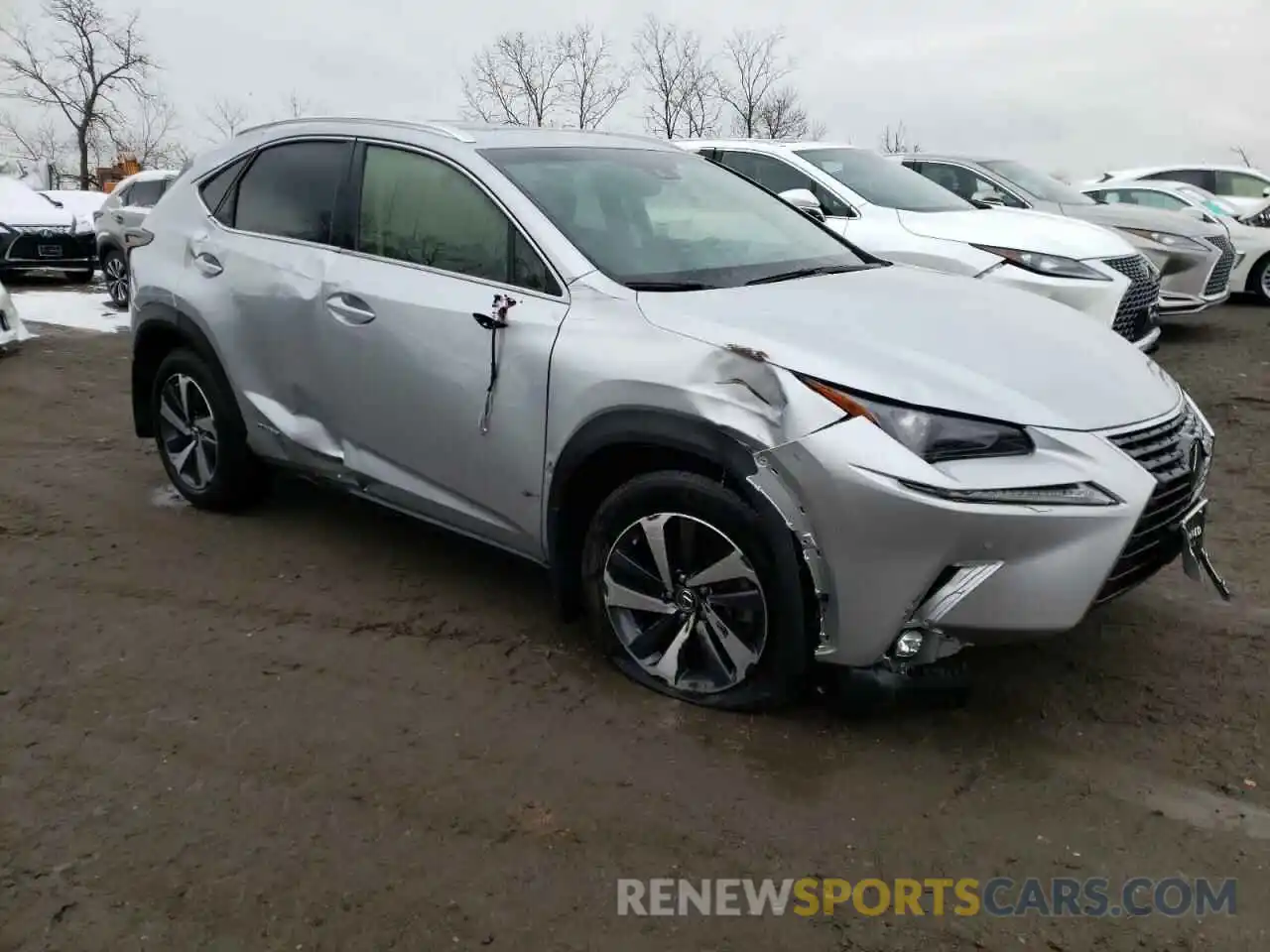 1 Photograph of a damaged car JTJBJRBZ1K2102031 LEXUS NX 2019