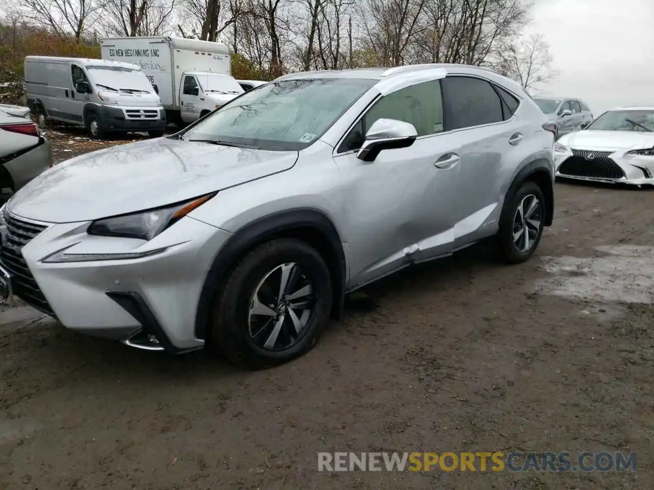 2 Фотография поврежденного автомобиля JTJBJRBZ1K2102031 LEXUS NX 2019